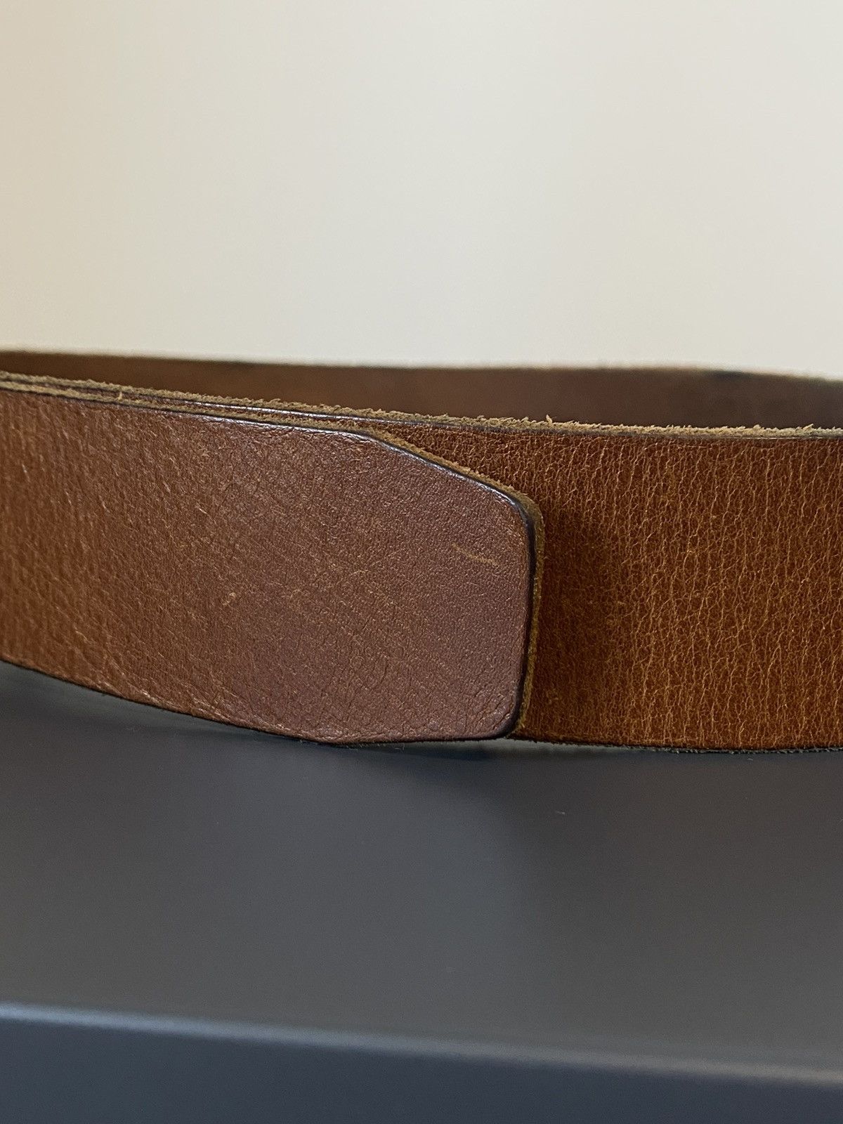 Diesel 🔥 VINTAGE 2000s DIESEL Y2K RARE RETRO BROWN LEATHER BELT🔥 Size ONE SIZE - 7 Thumbnail