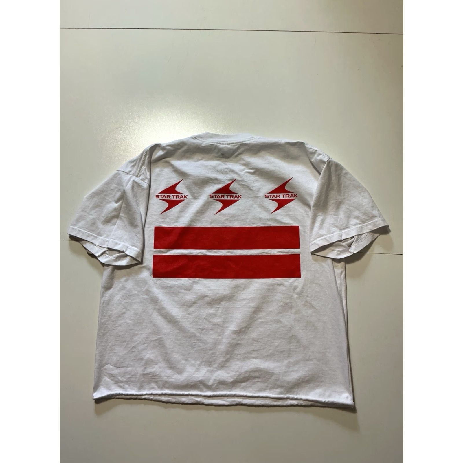 CHOCOOLATE VINTAGE Commonwealth Star Trak Welcome To Chocolate City White Graphic S/S T-Shirt 2XL Size US XXL / EU 58 / 5 - 3 Thumbnail