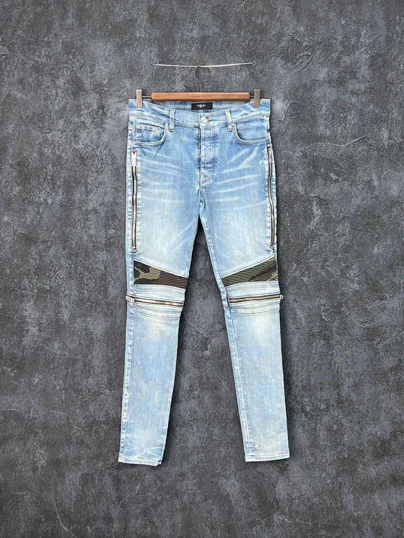 Amiri AmiriMulti-zip stitching jeans 2503-Nextarrow Size US 32 / EU 48 - 1 Thumbnail