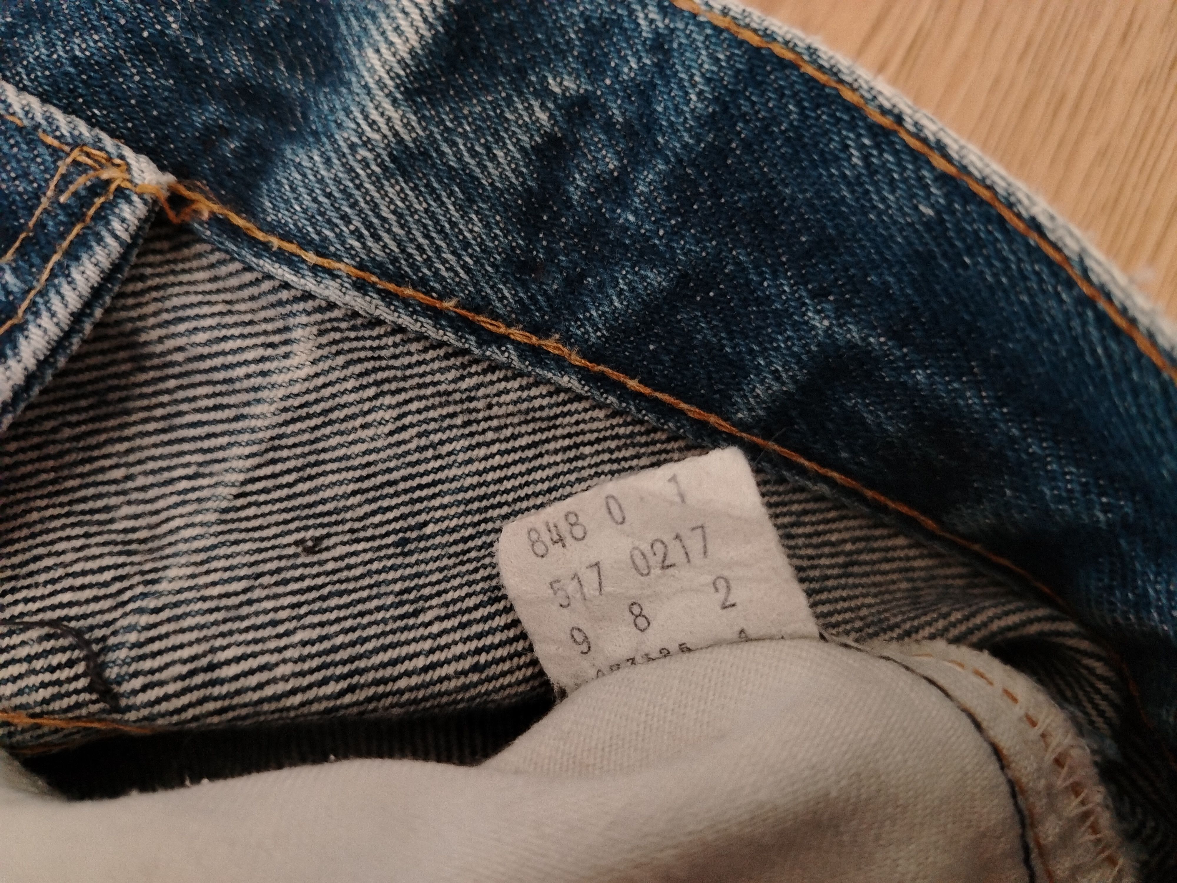 Levi's Levis 517 Jeans Bootcut TALON Vintage Button #2 Size US 31 - 11 Thumbnail