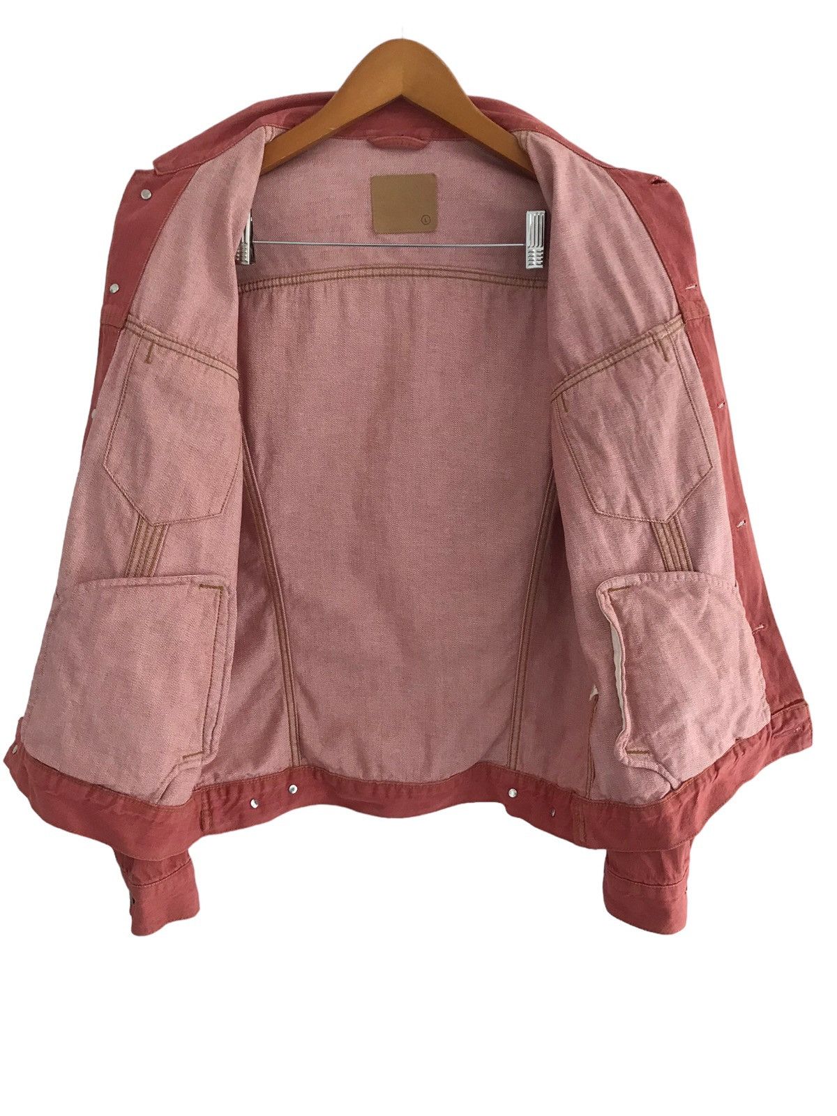 Uniqlo Uniqlo Raspberry Denim Jacket Size US L / EU 52-54 / 3 - 15 Thumbnail