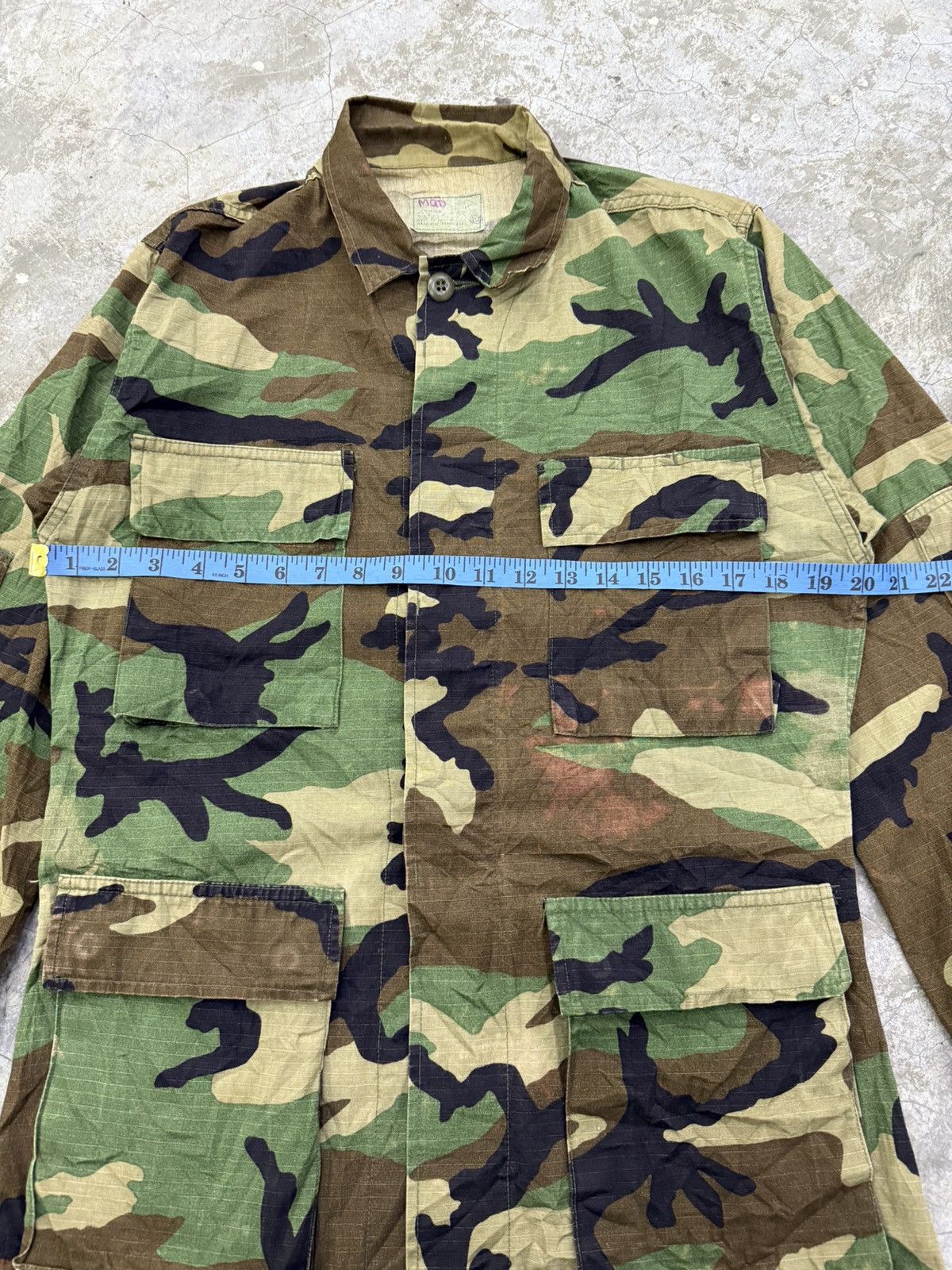 Vintage Vintage Us Army Woodlands Camouflage Jacket Size US S / EU 44-46 / 1 - 6 Thumbnail