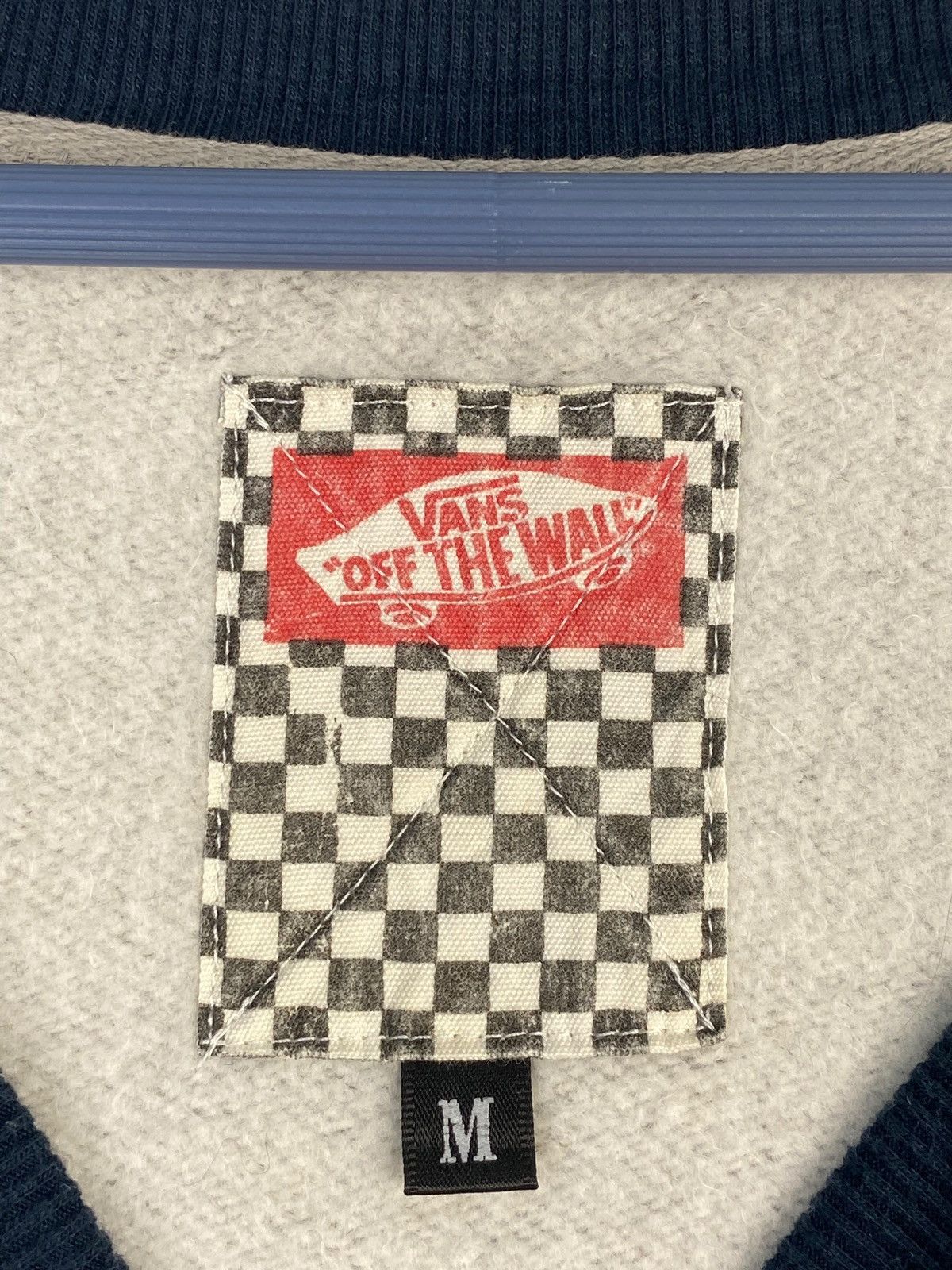 Vans × Vintage Vintage Vans Embroidered Crewneck Sweatshirt Gray Pullover Size US M / EU 48-50 / 2 - 6 Thumbnail