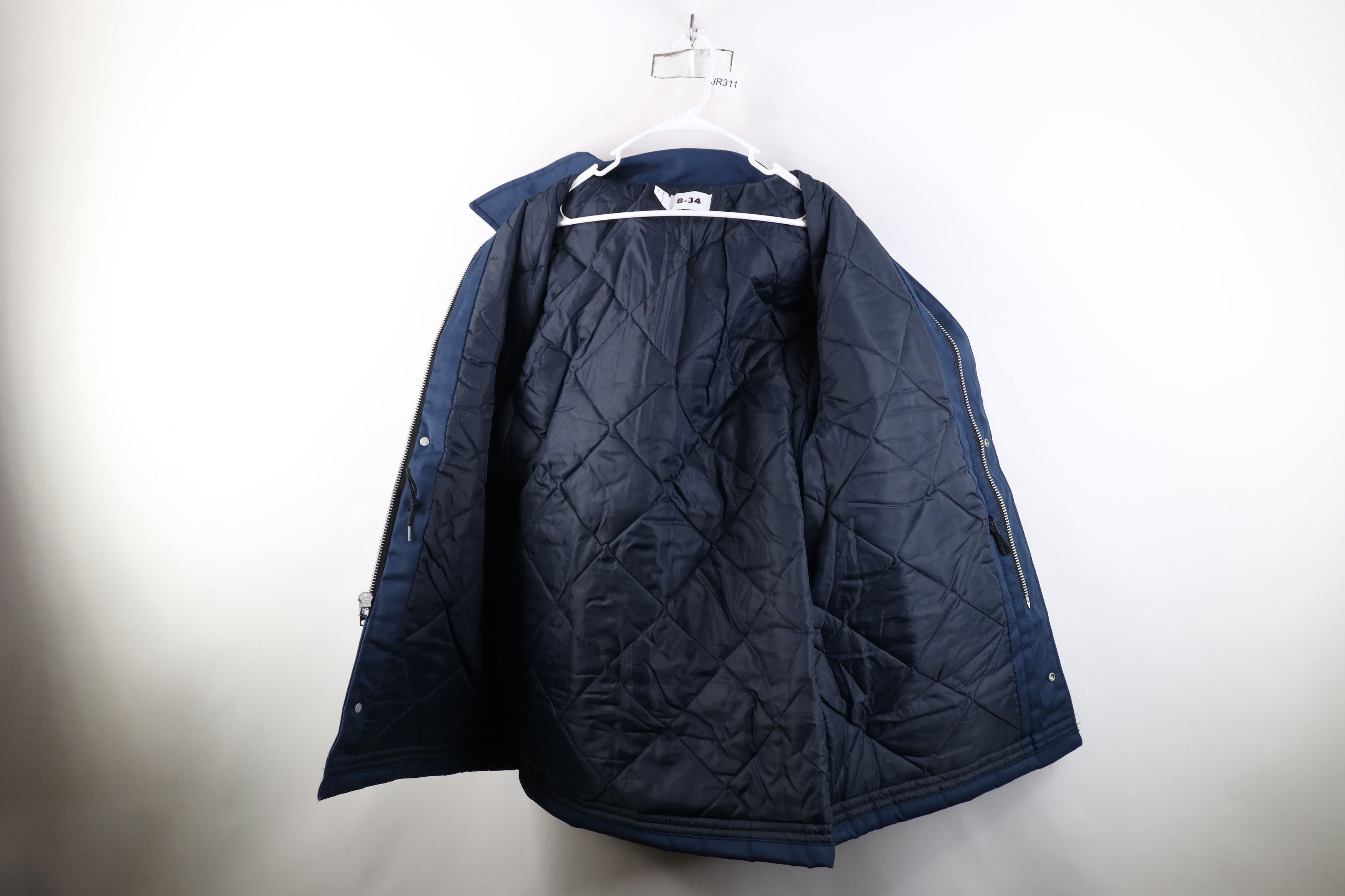 Vintage Deadstock Vintage 90s Military B34 Jacket Workwear Blue USA Size US XL / EU 56 / 4 - 10 Thumbnail