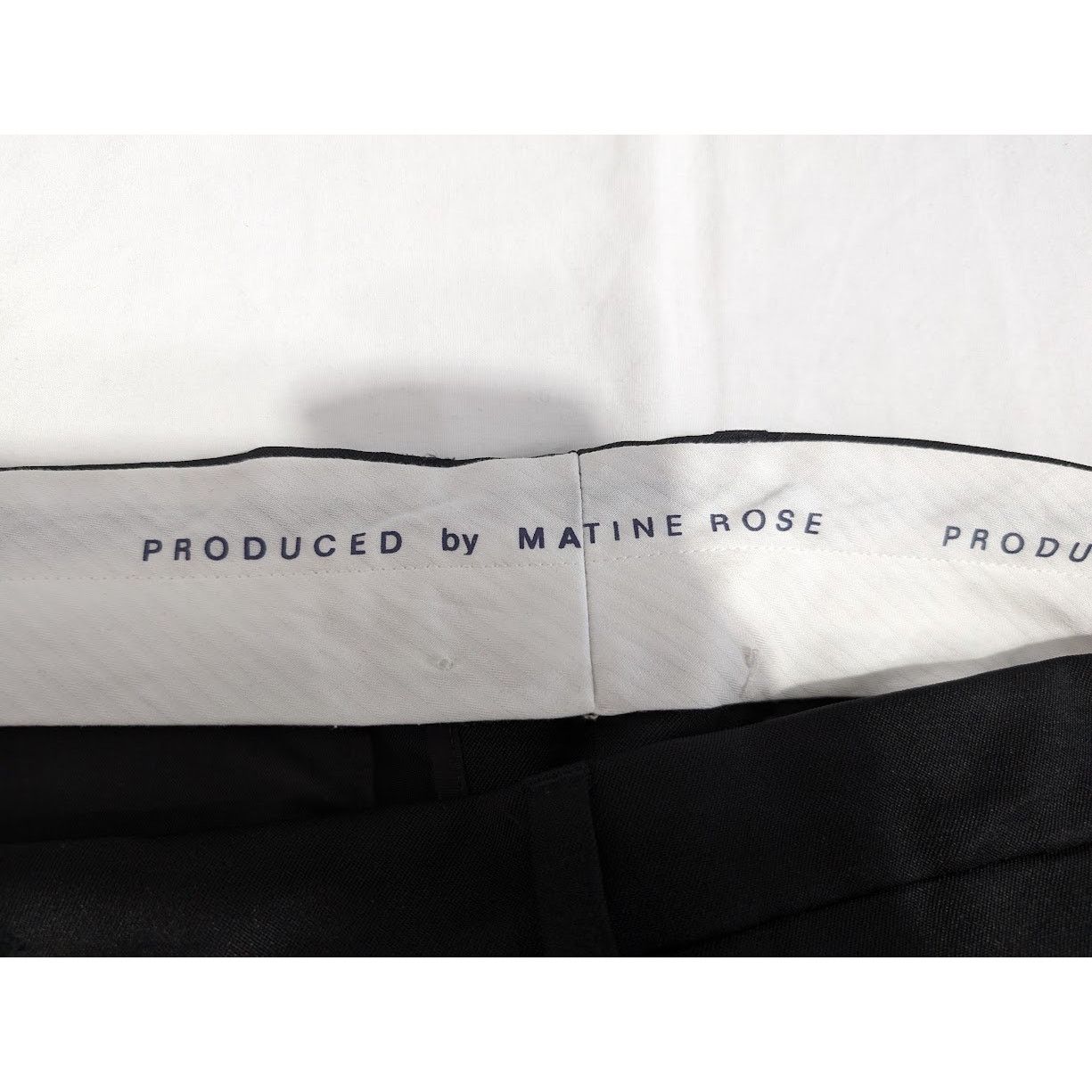 o1rshd1 Woven Bumster Tailored Trousers in Black