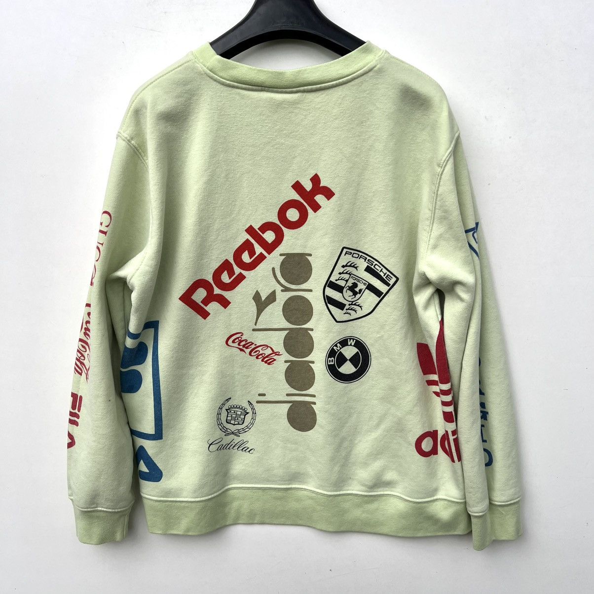 Vintage sweatshirt many brand gucci porsche guess coca cola