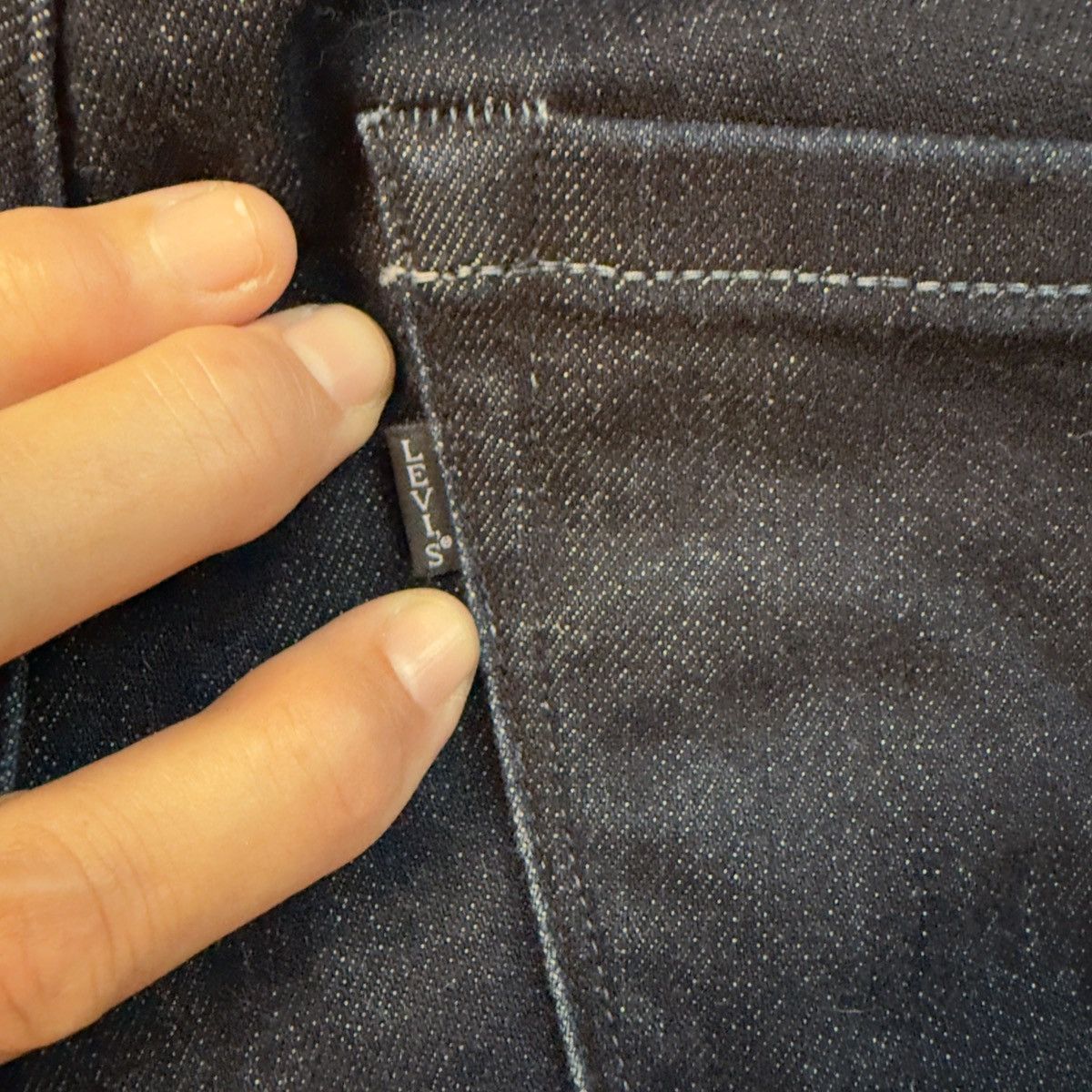 Levi's Made & Crafted Levi's Made & Crafted Sweep High Flare Jeans 24 dark blue Size 24" / US 00 / IT 34 - 3 Thumbnail