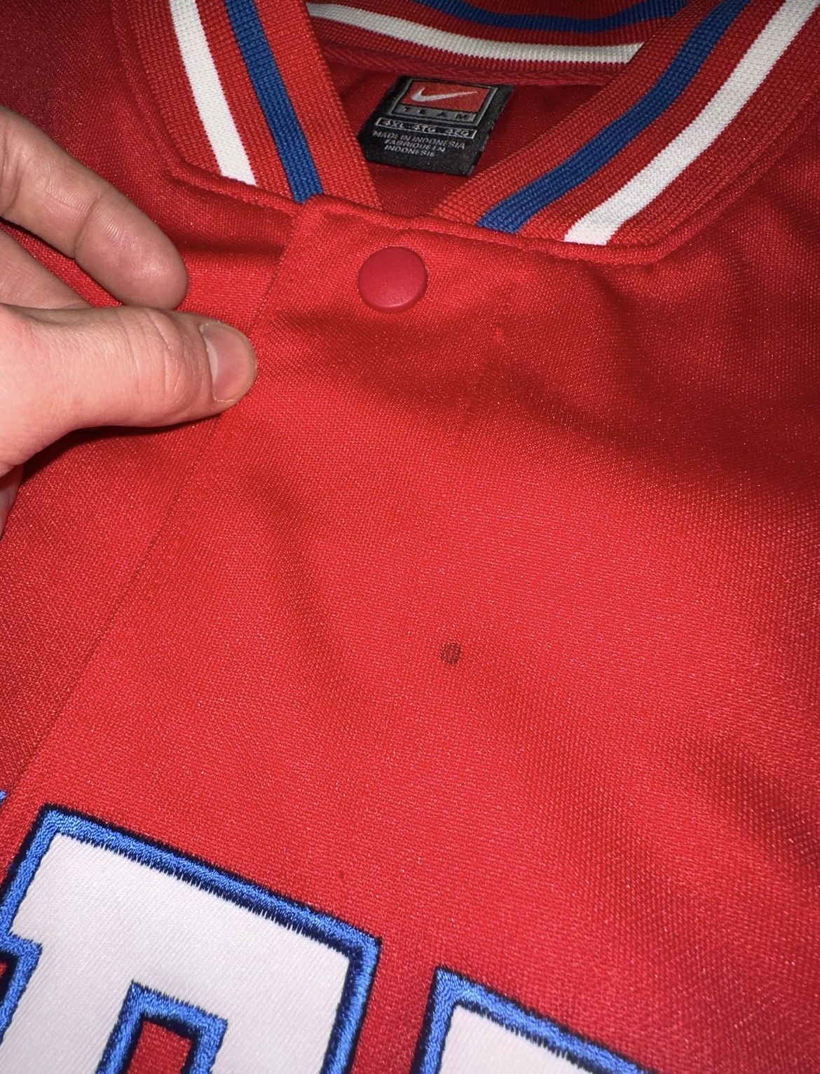NBA Nike Philadelphia 76ers Shooting Jersey Mens NBA Sixers 4XL Size US XXL / EU 58 / 5 - 4 Thumbnail