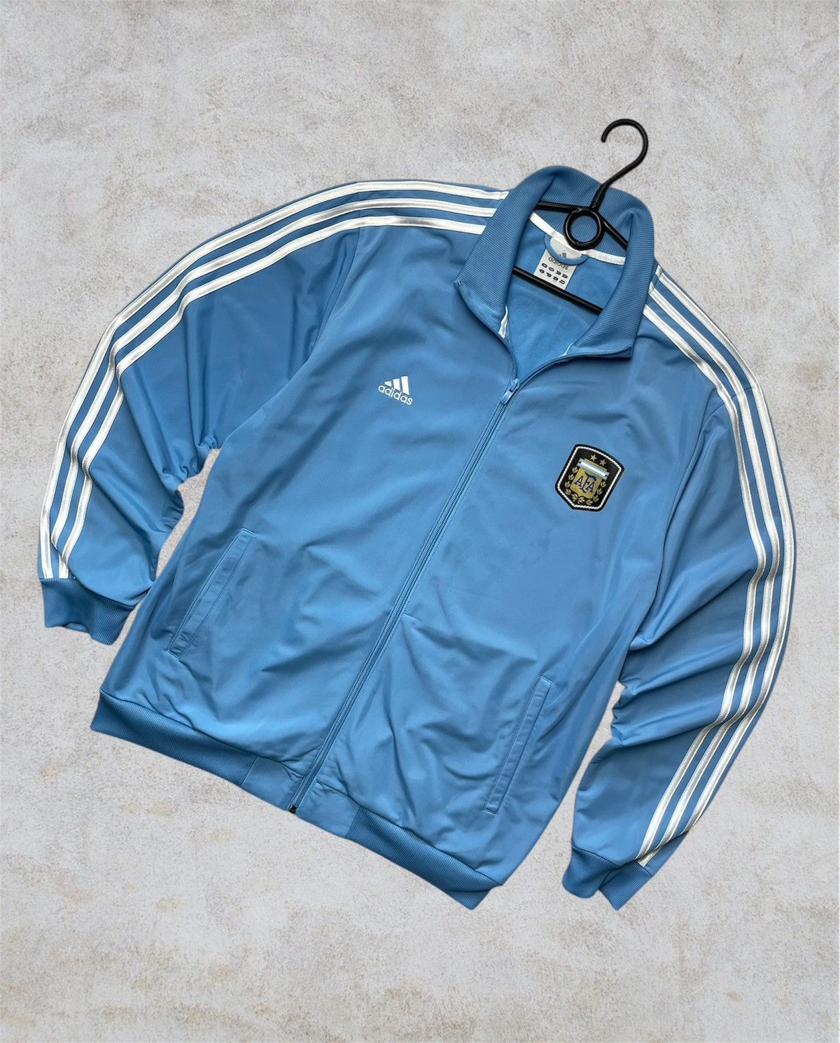 Adidas Argentina Messi vintage soccer track jacket size L Large Size US L / EU 52-54 / 3 - 1 Thumbnail