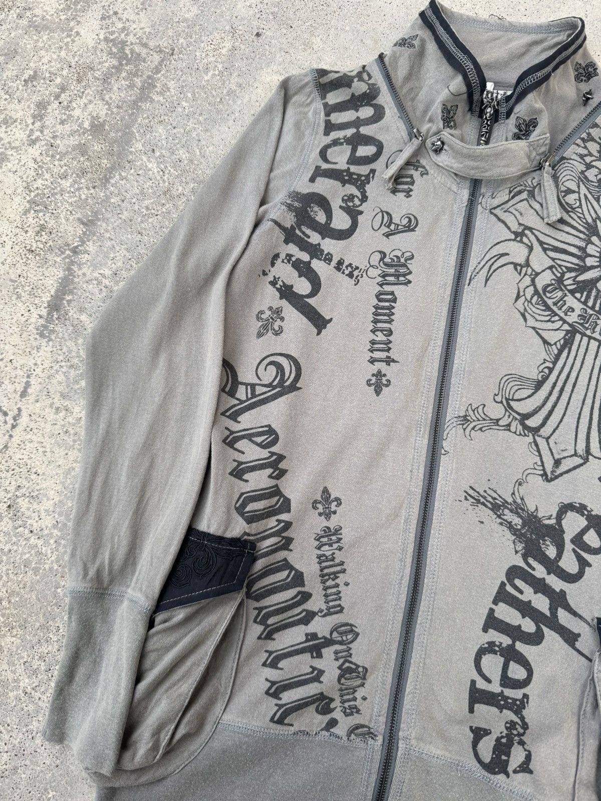14th Addiction Seditionaries Anarchy Punk Zip Up Hoodie Size US M / EU 48-50 / 2 - 6 Thumbnail