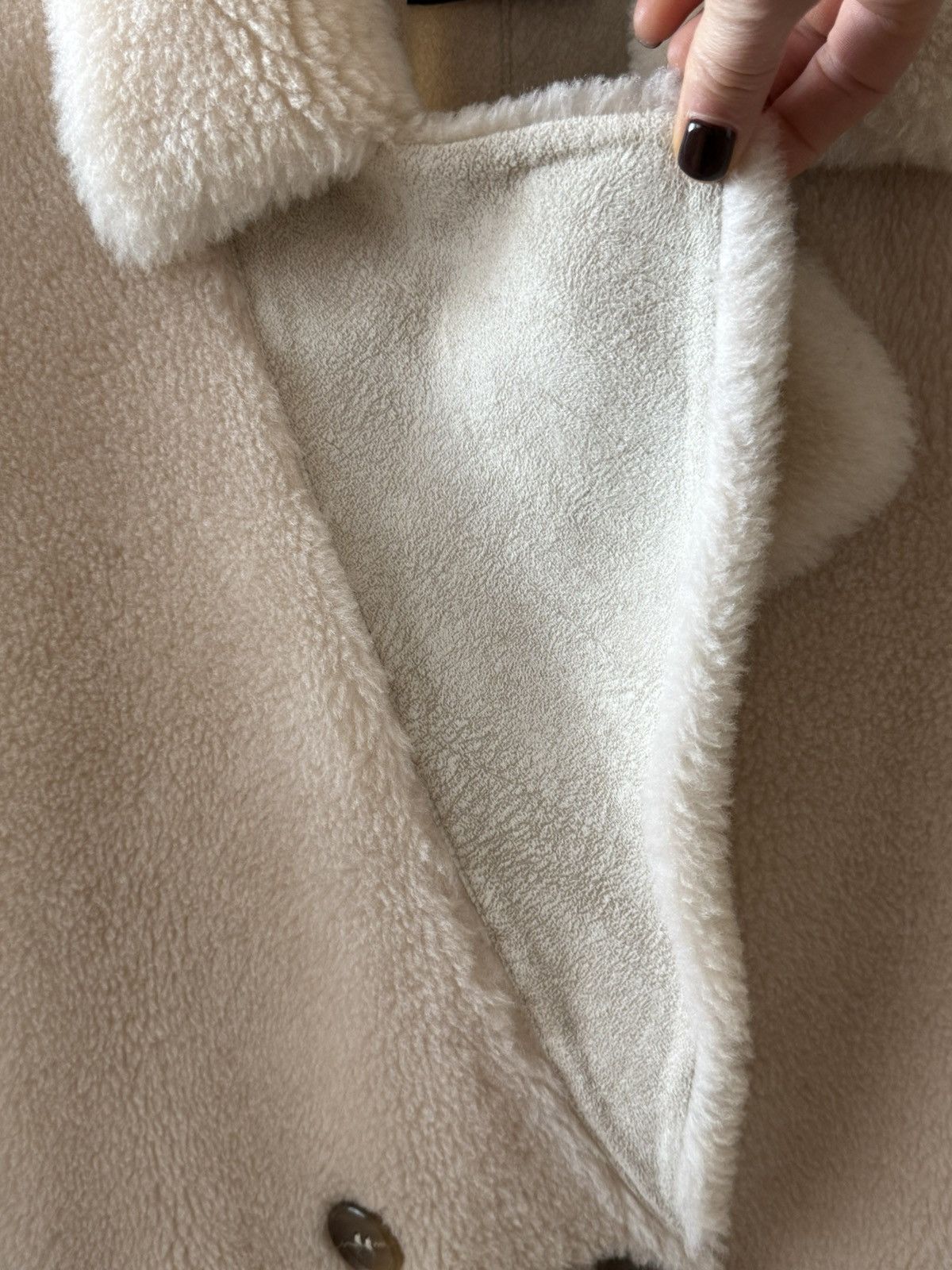 Other Elegant cream faux fur coat by Angel Size M / US 6-8 / IT 42-44 - 5 Thumbnail