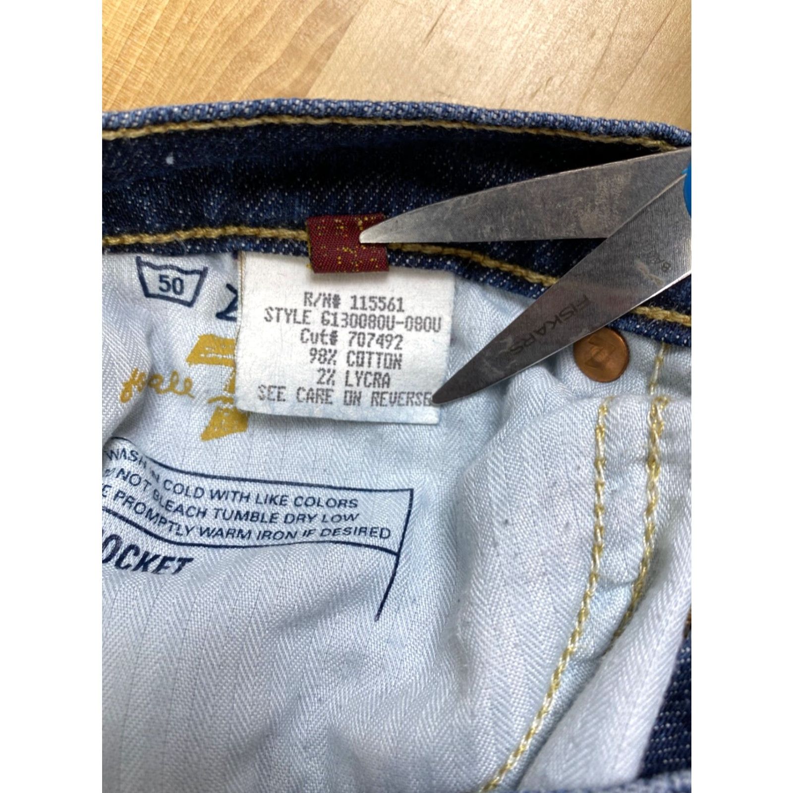 7 For All Mankind VINTAGE 7 for all Mankind Jeans Women 12 Blue Dark Wash A Pocket Bootcut Denim Size 34" / US 12 / IT 48 - 5 Thumbnail