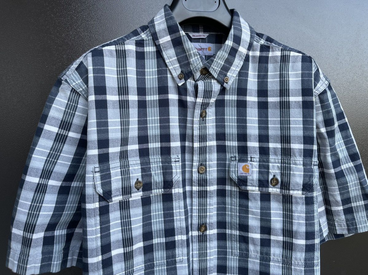 Carhartt × Japanese Brand × Vintage 🔥Carhartt Shirt🔥 Relaxed Fit Size US M / EU 48-50 / 2 - 2 Thumbnail
