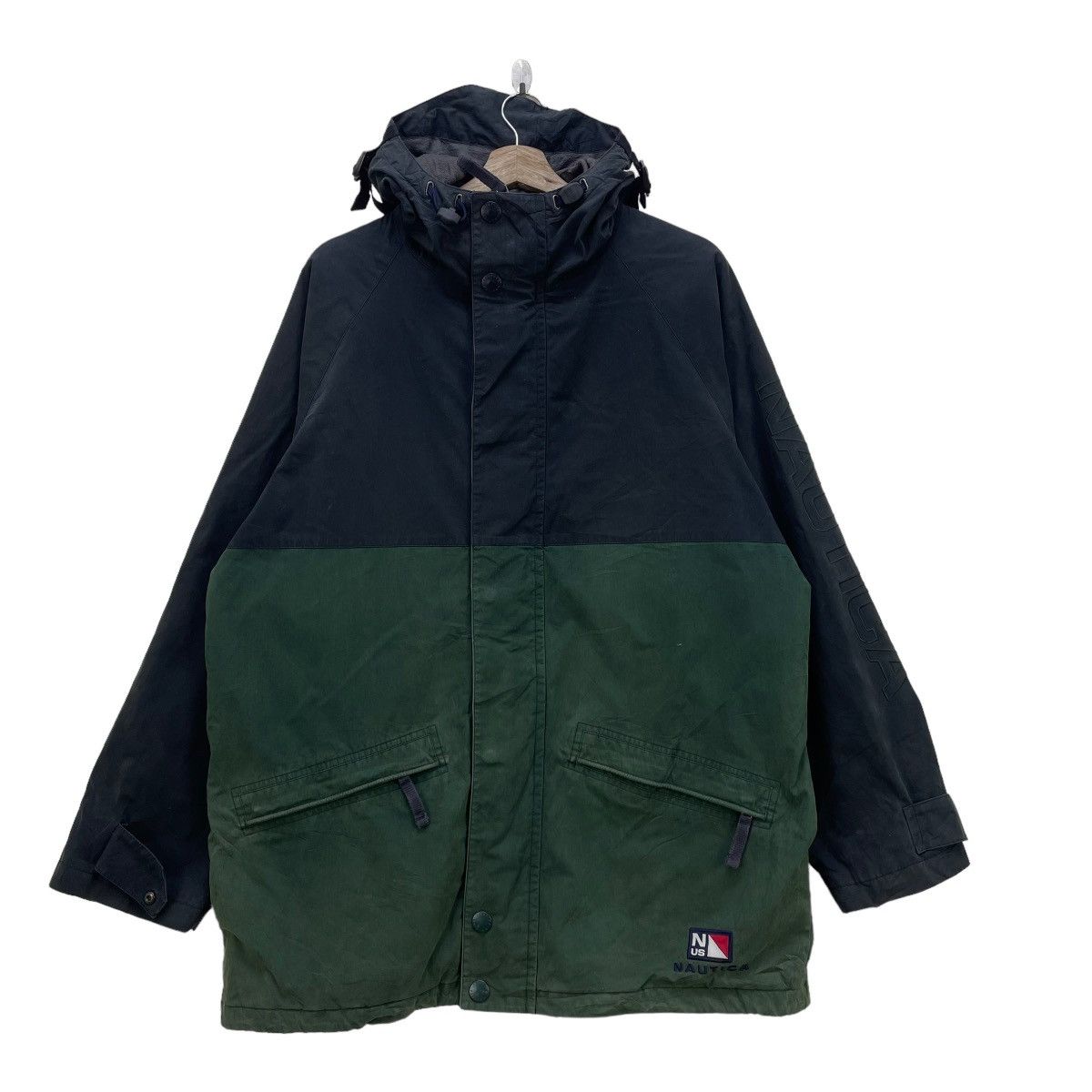 Nautica × Vintage Vintage Nautica Spell Out Colour Block Jacket Size US M / EU 48-50 / 2 - 1 Thumbnail