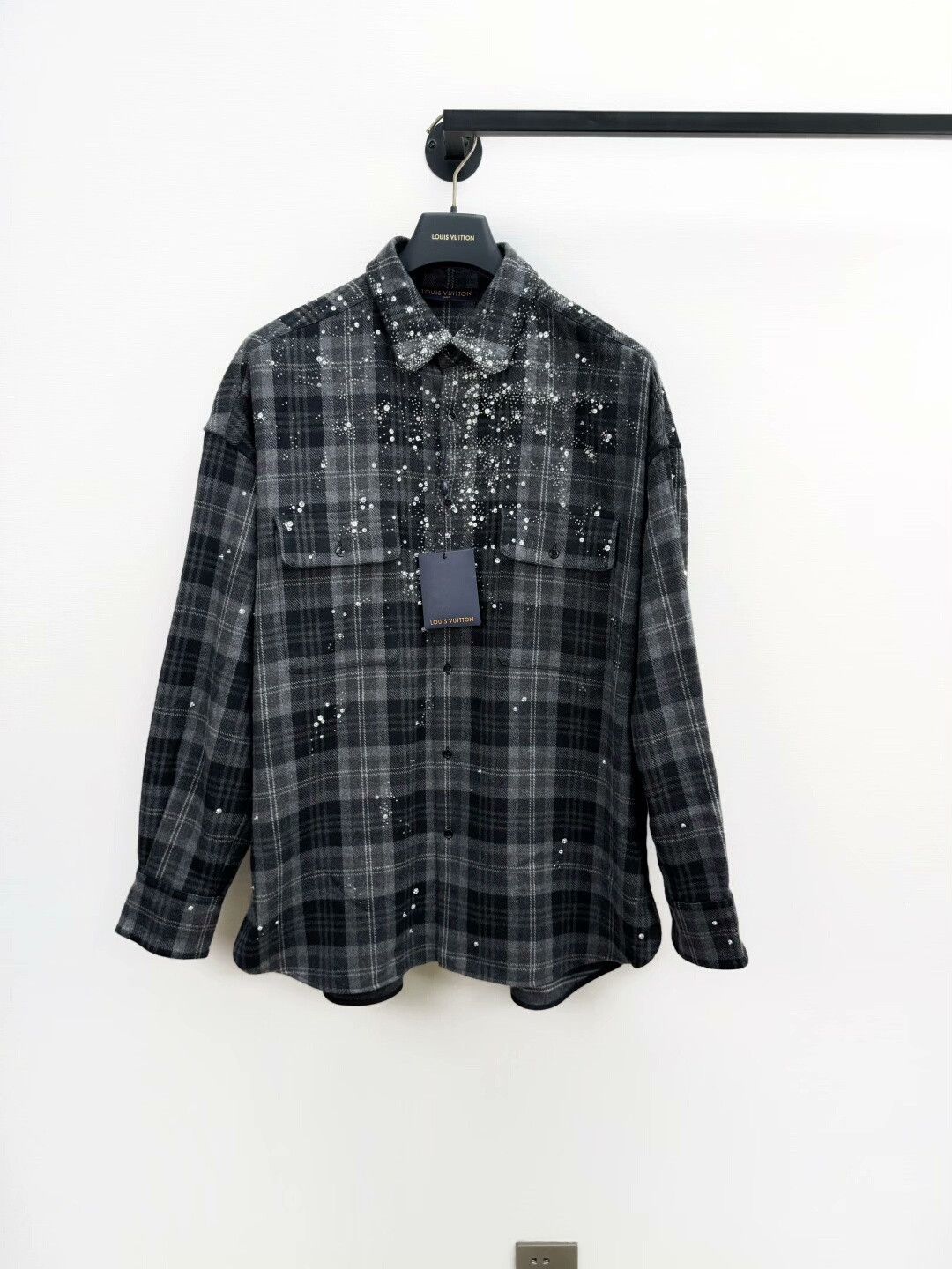 Louis Vuitton Louis Vuitton Studded Plaid Shirt Jacket Size US S / EU 44-46 / 1 - 1 Thumbnail