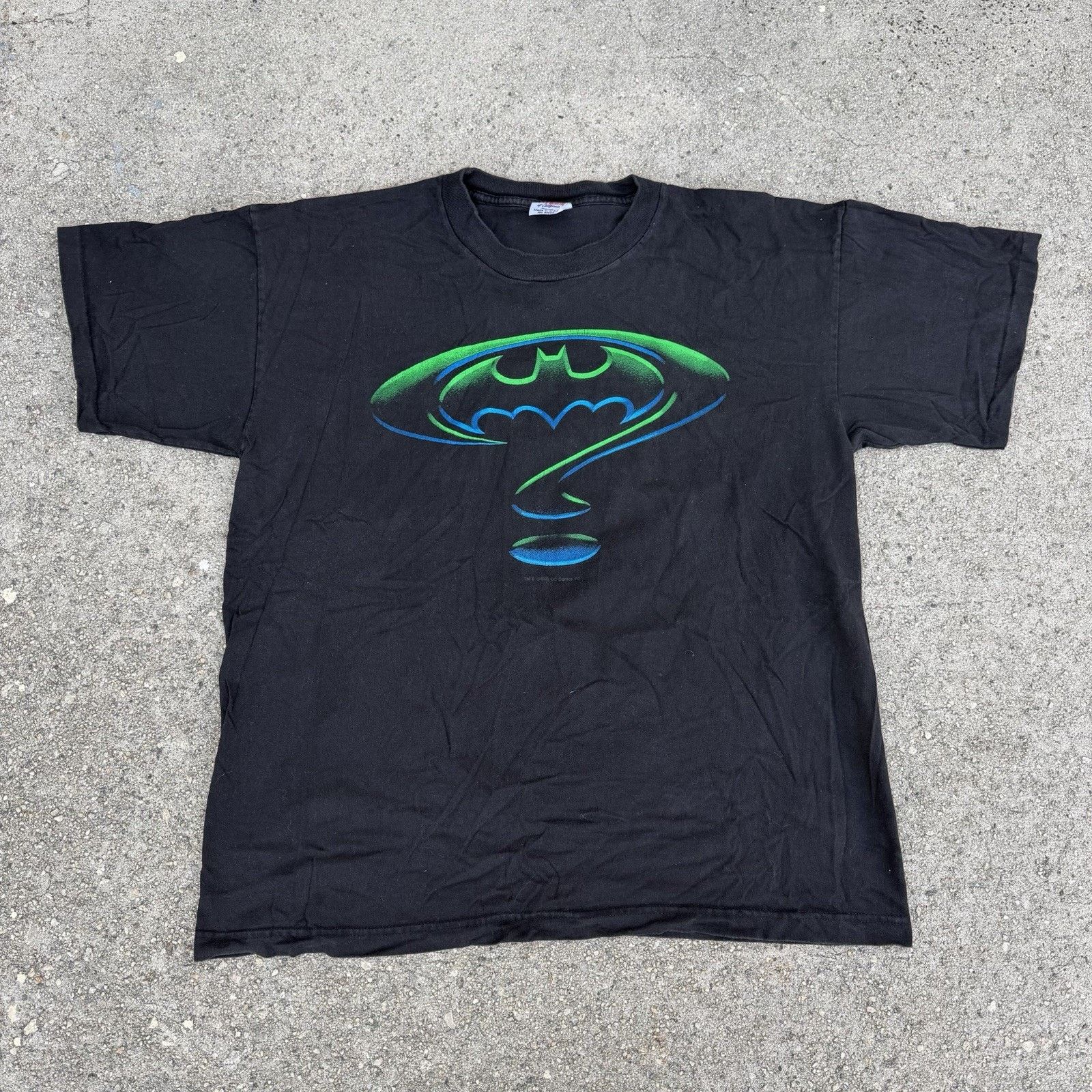 Vintage 1995 Batman Forever Movie Promo T-Shirt Jim Carrey