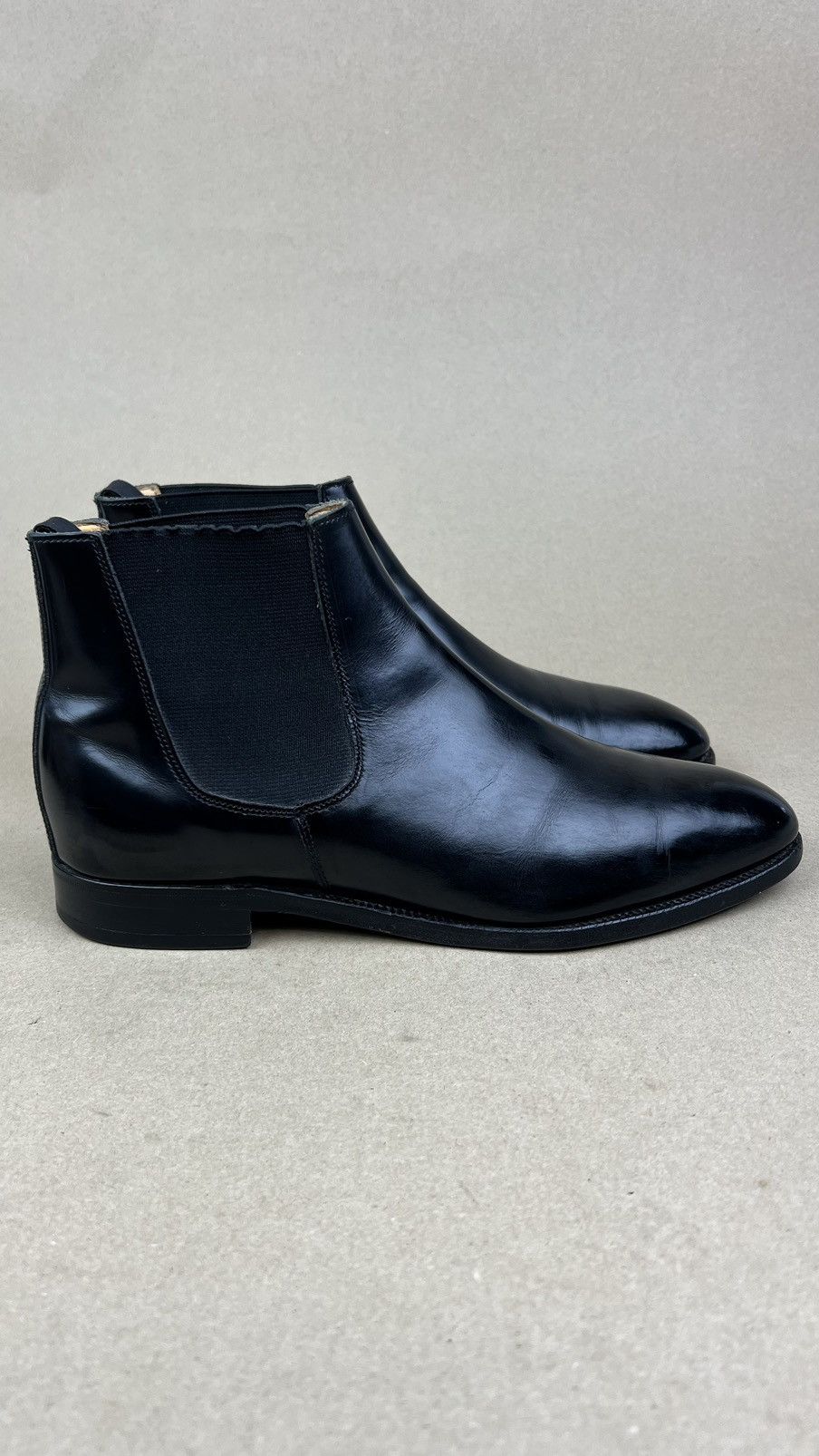 Alfred Sargent Alfred Sargent x Shiptov Boots Leather Chelsea Shoes Black Size US 10 / EU 43 - 4 Thumbnail