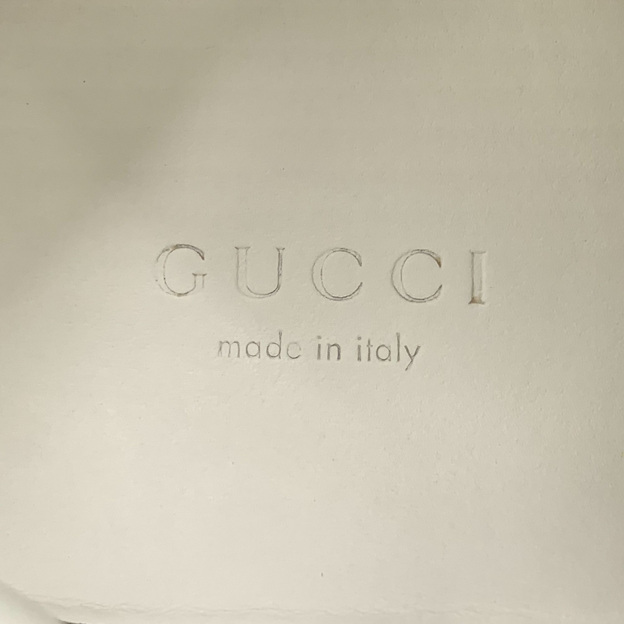 Gucci Gucci Ace Series White Leather Sneakers With Red & Green Web Size US 5 / IT 35 - 2 Thumbnail