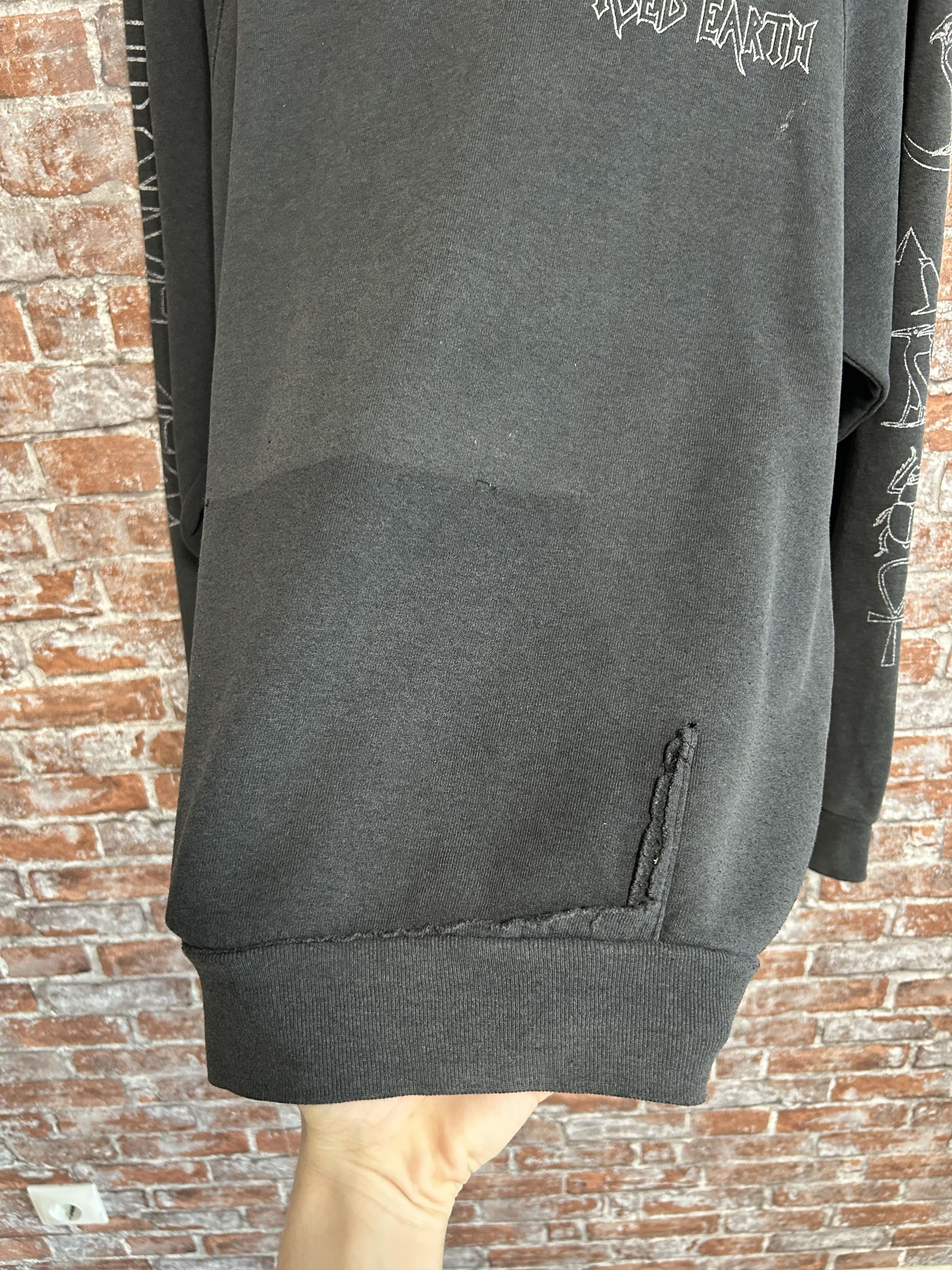 Band Tees Vintage 90s Iced Earth Rock Band Custom Sweatshirt Size US XL / EU 56 / 4 - 12 Thumbnail