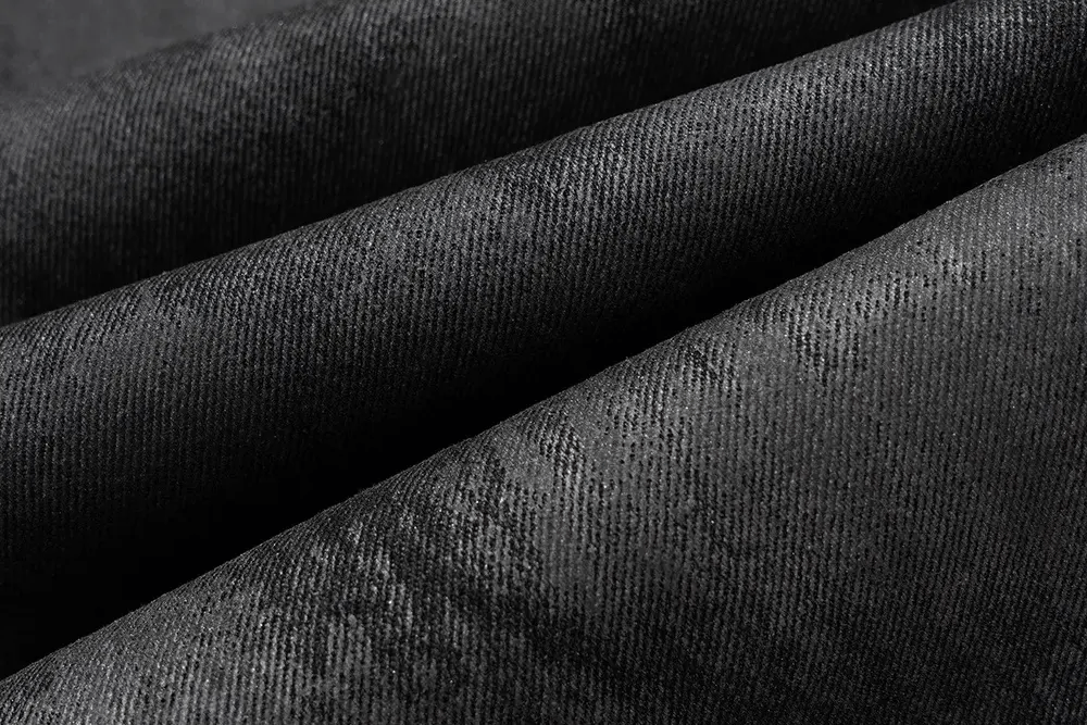 Japanese Brand × Jean Heavyweight washed and waxed micro flare hombre baggy jeans Size US 34 / EU 50 - 13 Thumbnail