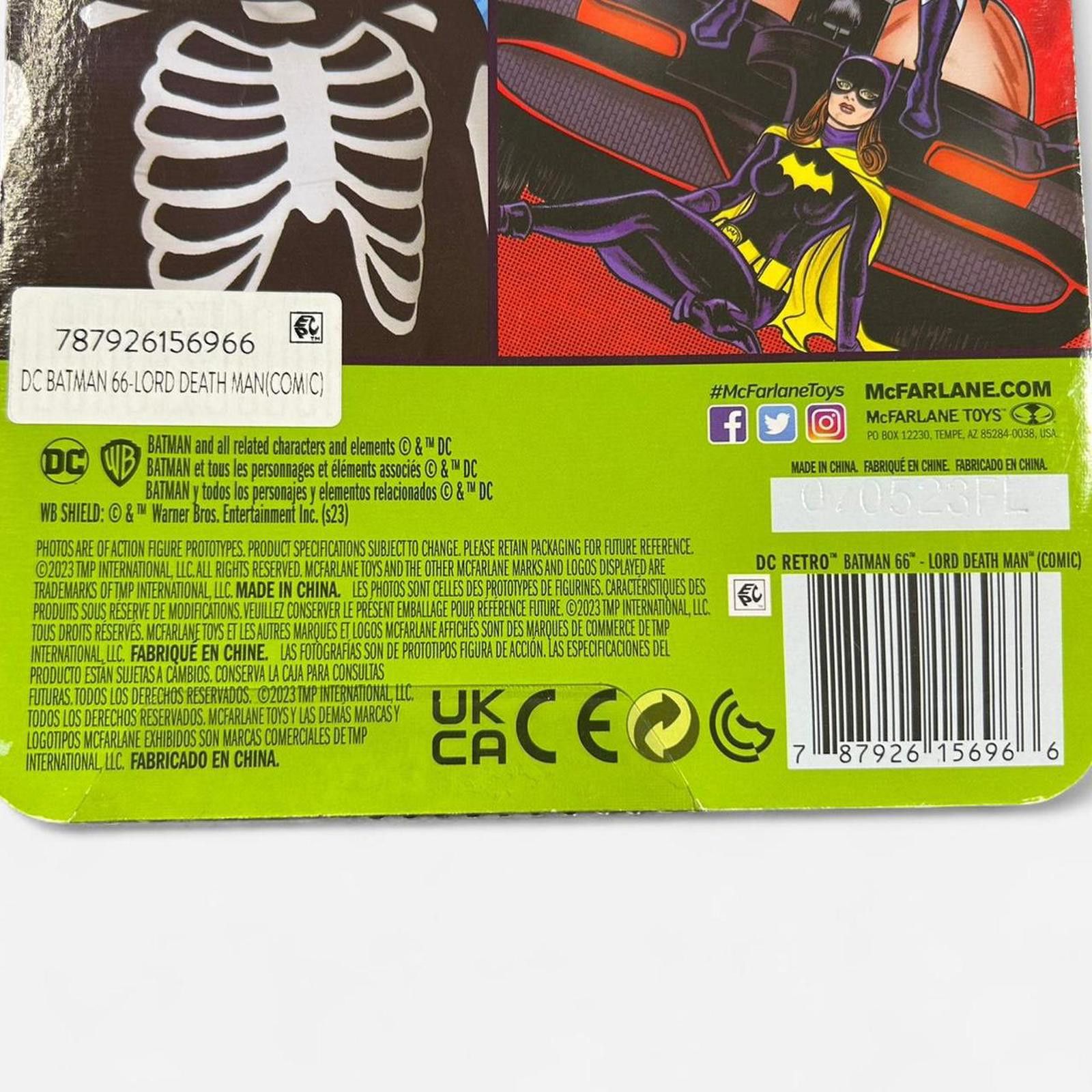 DC Comics Mcfarlane Batman ‘66 DC Lord Death Man Action Figure Size ONE SIZE - 4 Thumbnail