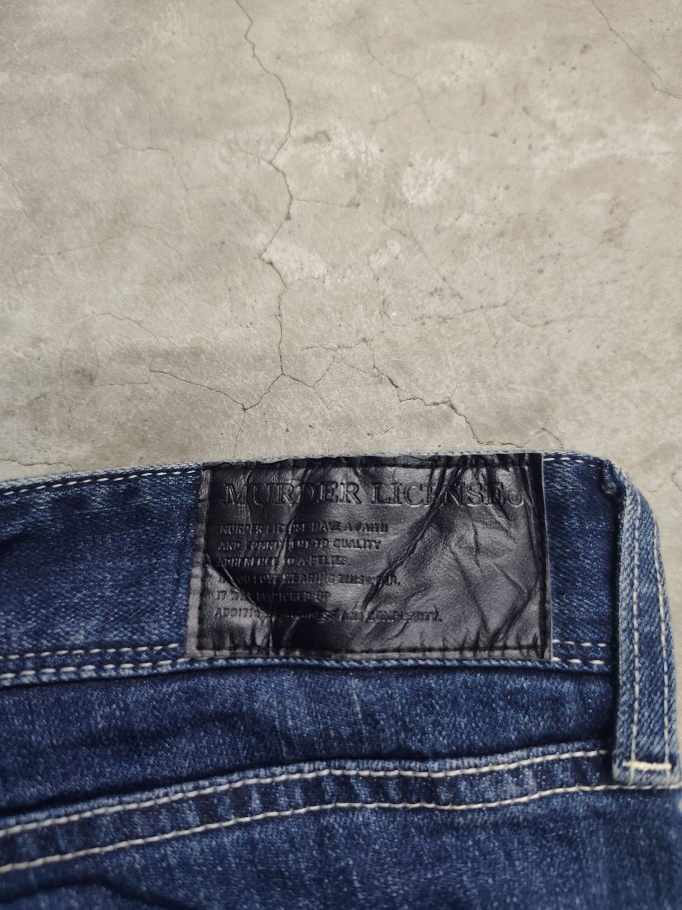 Murder License Murder License Stack Jeans Made In Japan Size 32" / US 10 / IT 46 - 6 Thumbnail