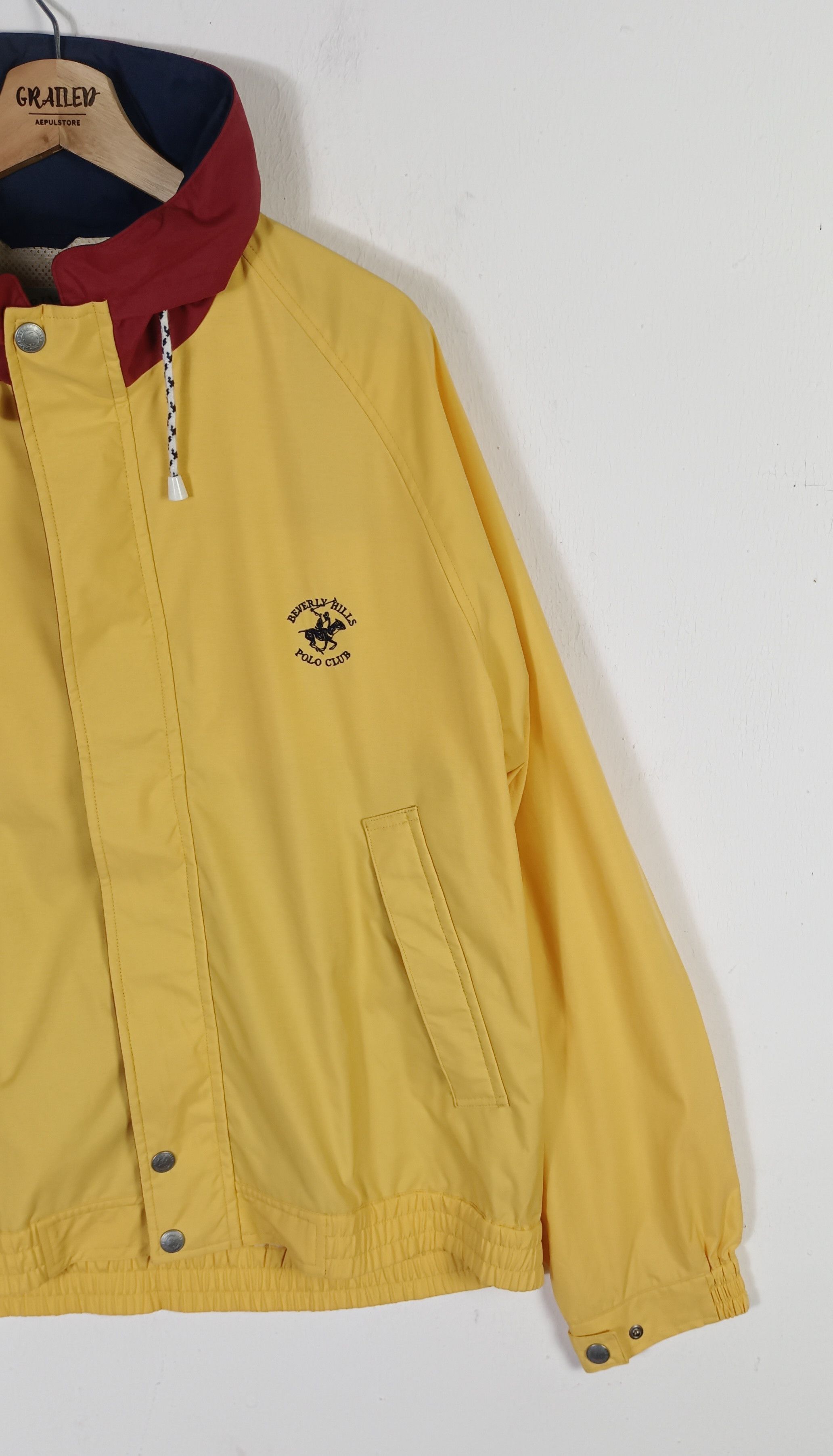 Beverly Hills Polo Club Vintage 90s Polo Club Baverly Hills Windbraker Size US XXL / EU 58 / 5 - 5 Thumbnail