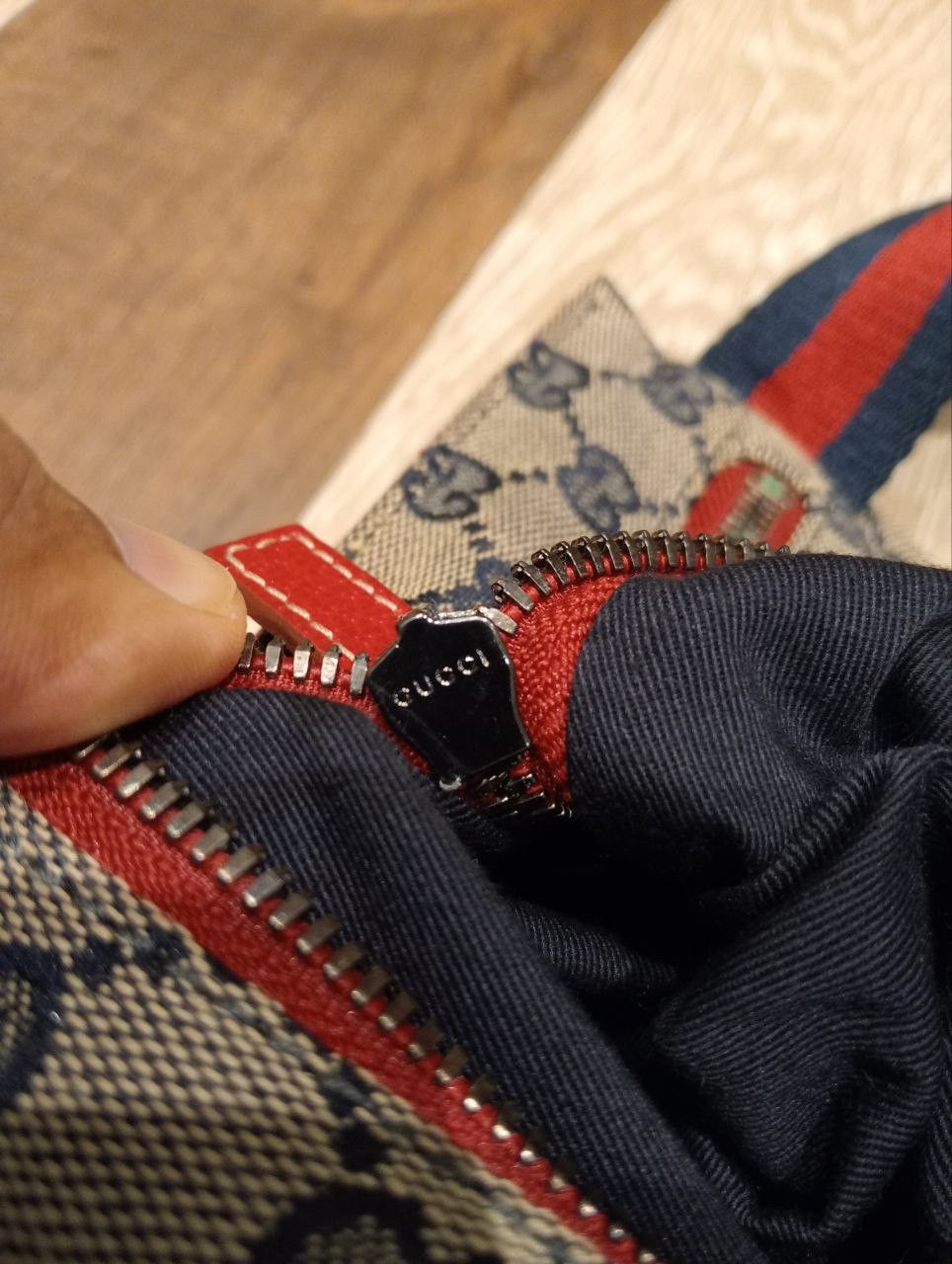 Gucci GUCCI GG CANVAS WEB DOUBLE POCKET BELT BAG Size ONE SIZE - 13 Thumbnail