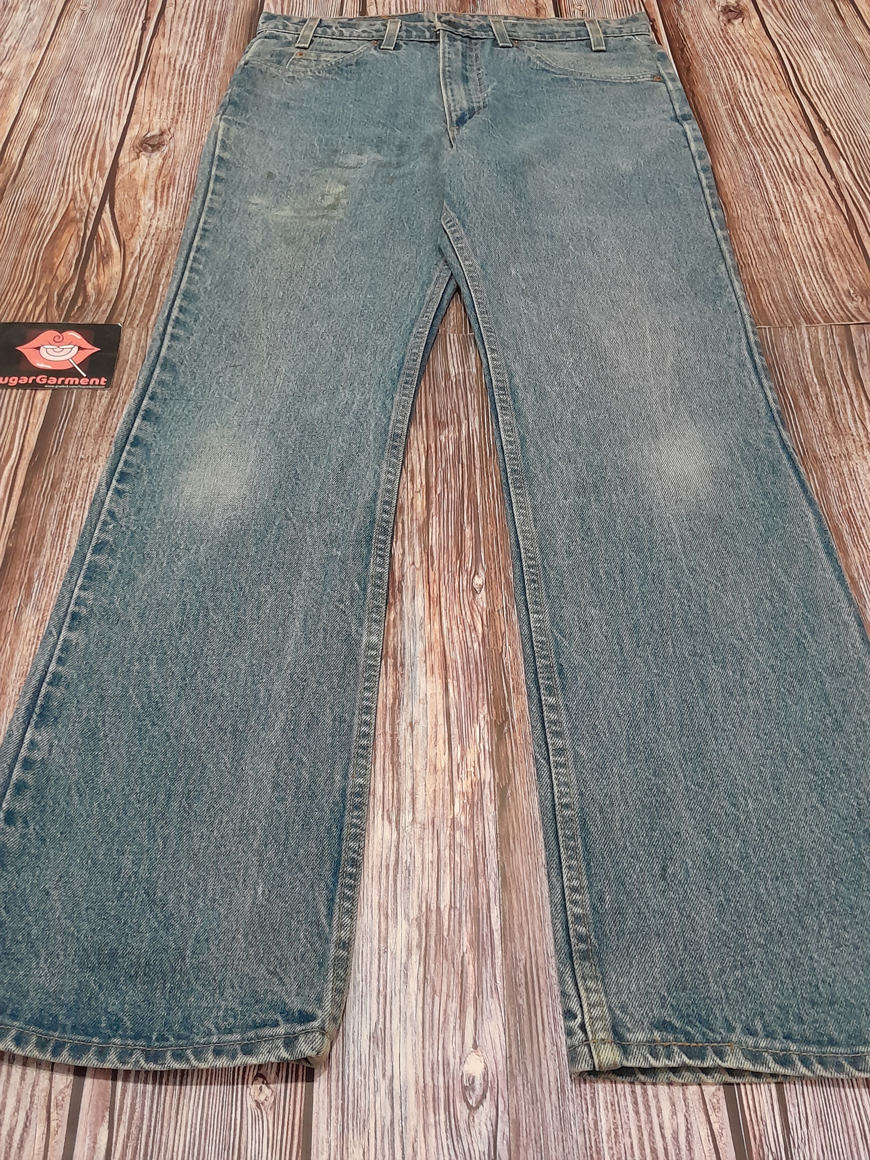 Levi's Levis 517 Jeans Bootcut Flare Bell Bottom Orange Tab Vintage Size US 33 - 2 Thumbnail