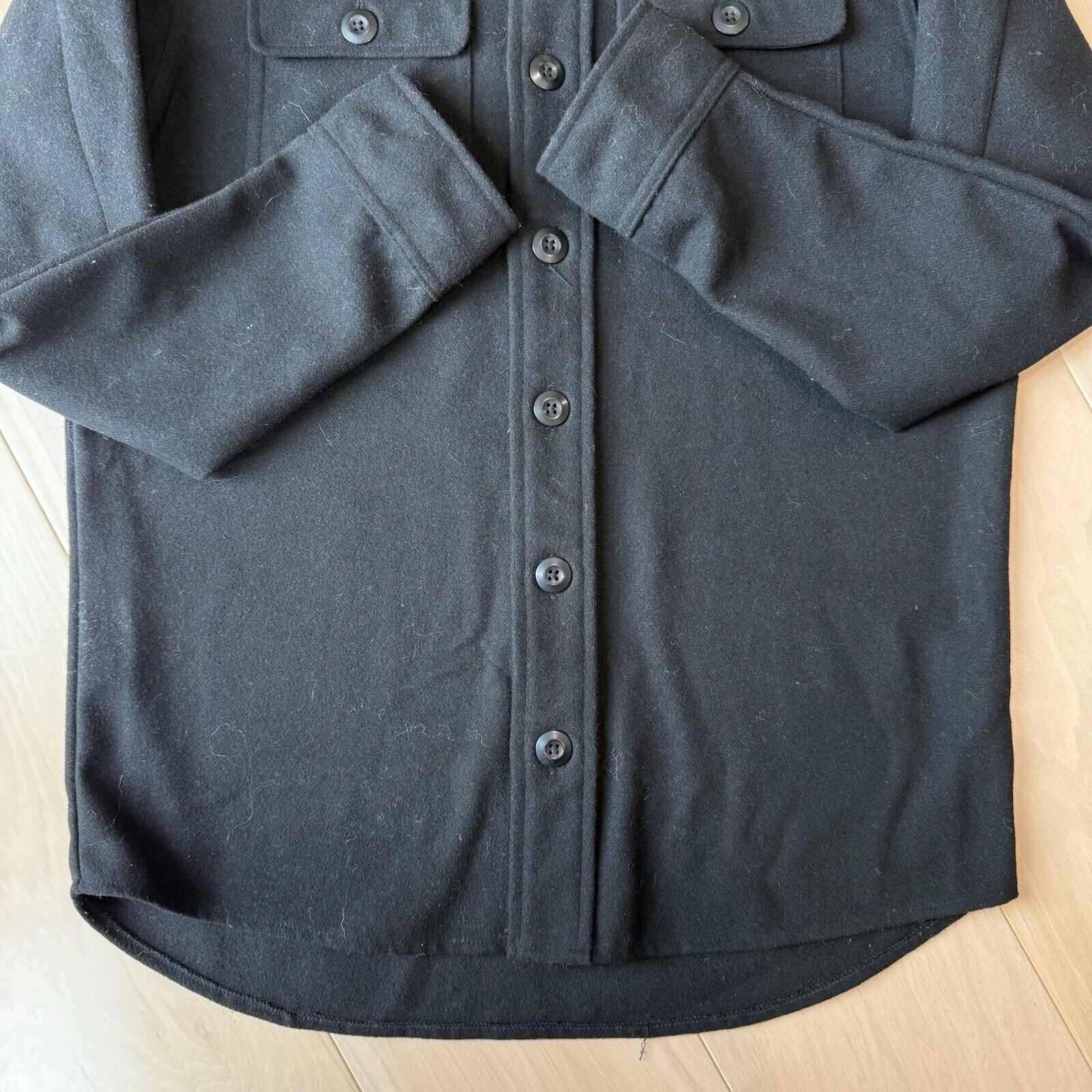 Nike Nike SB Wool Over Shirt Small Black Button Up Collared Size US S / EU 44-46 / 1 - 5 Thumbnail