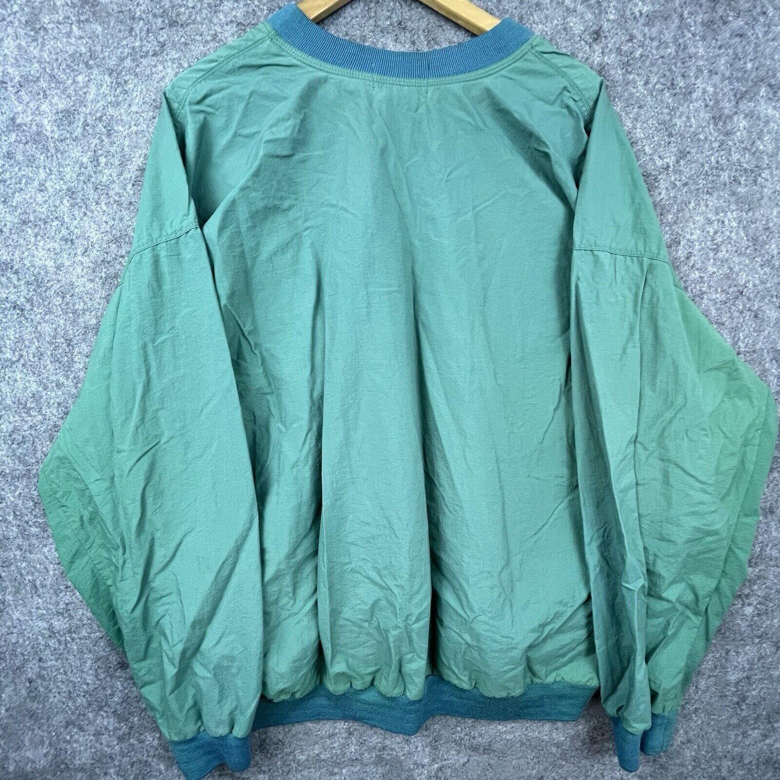 Jantzen Vintage Jantzen Golf Windbreaker Mens XL Green Faded 80s 90s Size US XL / EU 56 / 4 - 3 Thumbnail