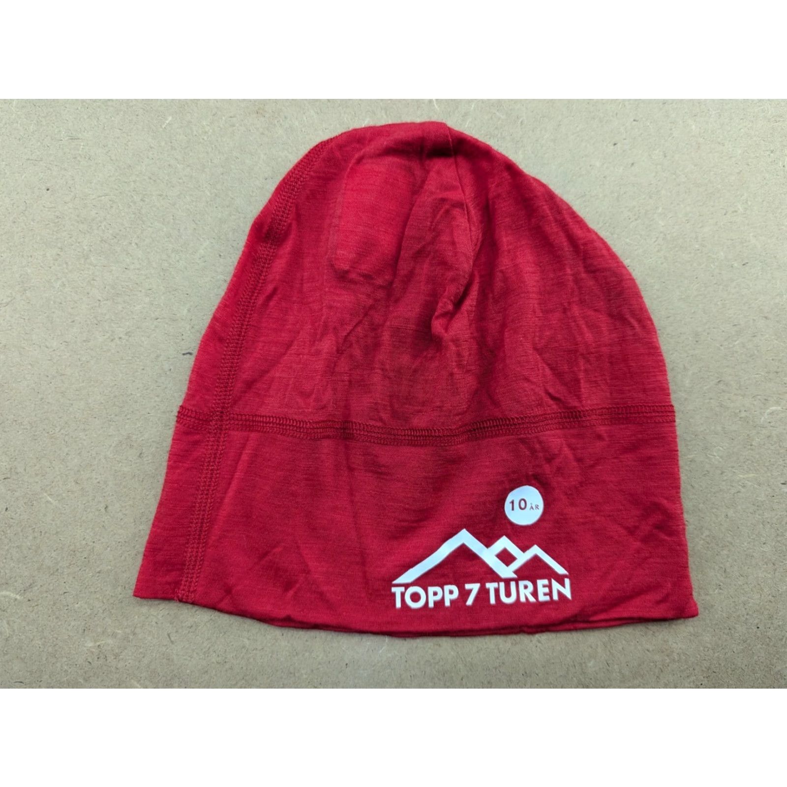 Fusalp Fusalp Beanie Hat One Size Orange Wool Knit Lightweight Beanie Mens Womens Unisex Adults Casual Knit Hat Size ONE SIZE - 2 Thumbnail
