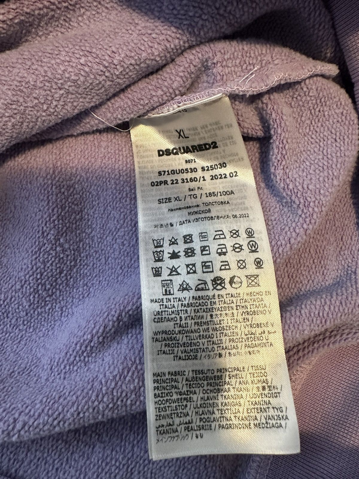 Dsquared2 DSquared YOTW Crew size XL Retails for $585 Purple Size US XL / EU 56 / 4 - 3 Thumbnail
