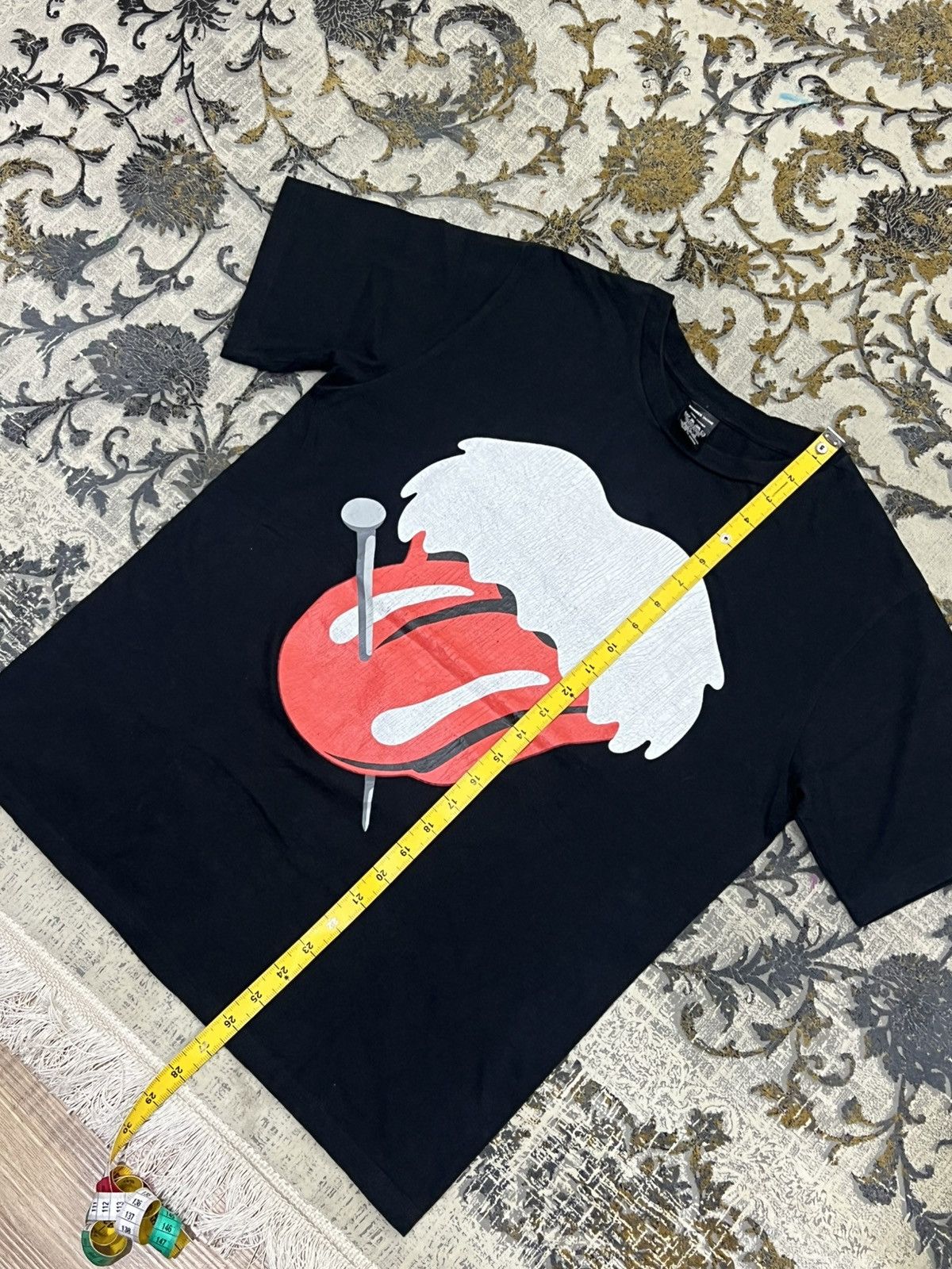 Number (N)ine NUMBER (N)INE X ROLLING STONES LIPS JAPANESE BRAND SHIRT Size US M / EU 48-50 / 2 - 10 Thumbnail