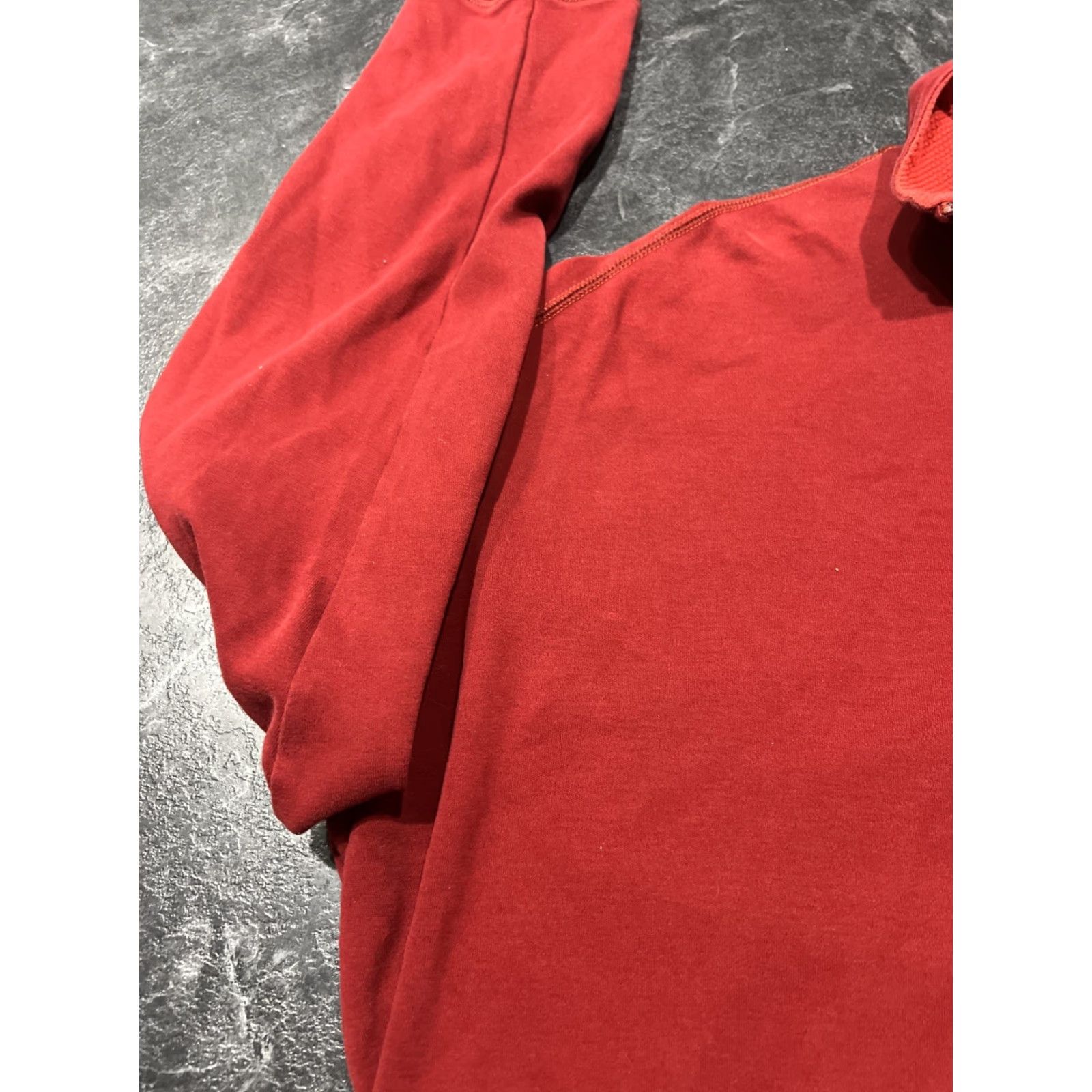 Tommy Bahama Tommy Bahama Sweater Mens 2XL Long Sleeve Red Fleece 1/4 Zip Mock Neck Pockets Pullover Size US XXL / EU 58 / 5 - 7 Thumbnail