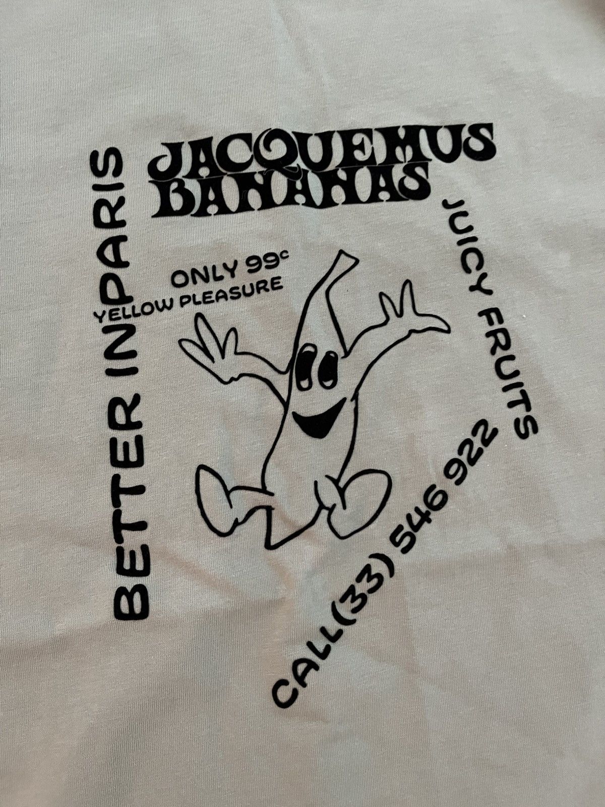 Jacquemus RARE Jacquemus Banana in Paris T-Shirt Size US M / EU 48-50 / 2 - 2 Thumbnail