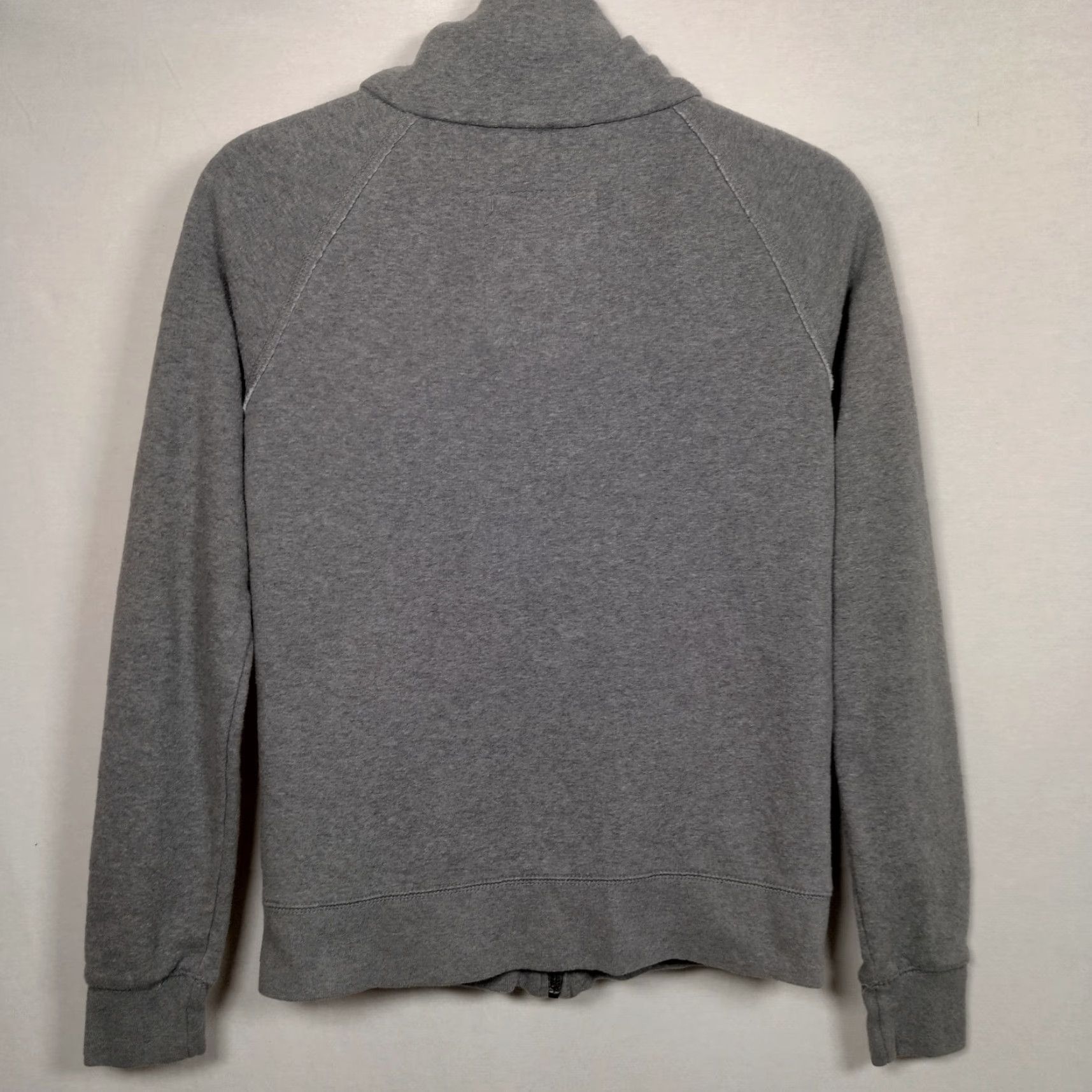 Vintage Aéropostale Sweatshirt M Slim Gray Full Zip Embroidered High Neck AERO Sporty Athleisure Women Size M / US 6-8 / IT 42-44 - 4 Thumbnail
