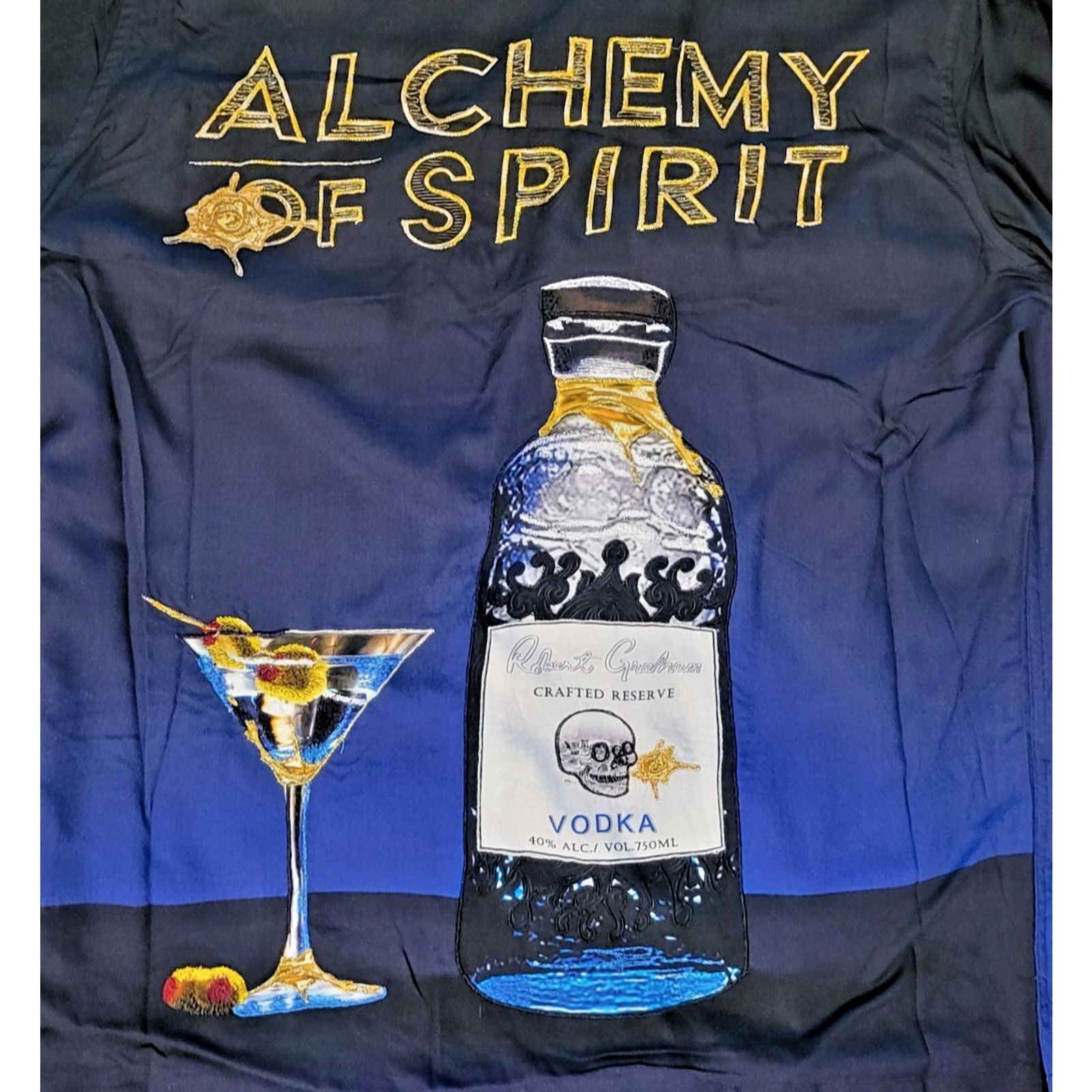Robert Graham Robert Graham L Alchemy of Spirit Embroidered Vodka Shirt Size US L / EU 52-54 / 3 - 9 Thumbnail