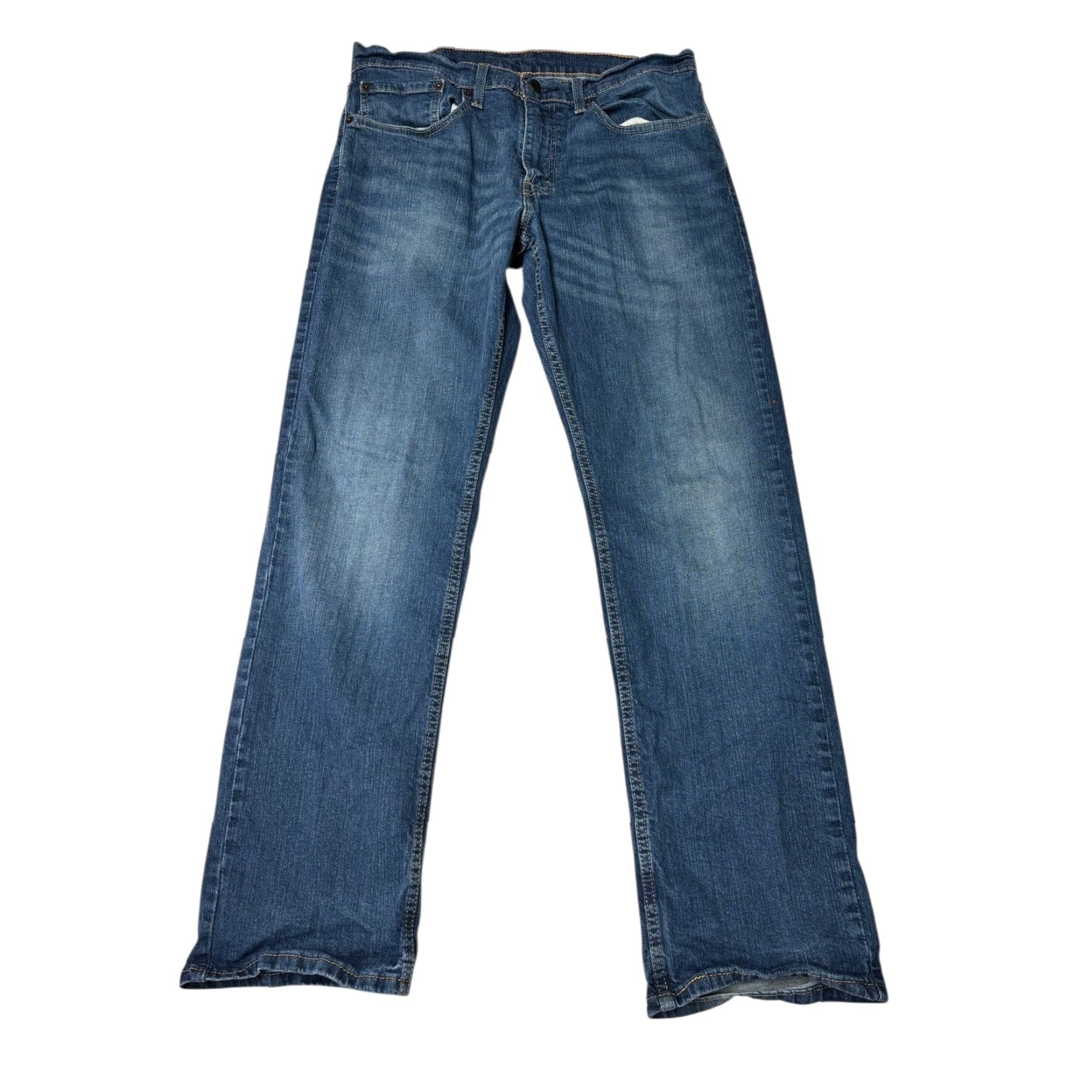 Levi's Levi's 550 Jeans Blue Men Regular W34 L32 Straight Mid Rise Denim Size US 34 / EU 50 - 7 Thumbnail