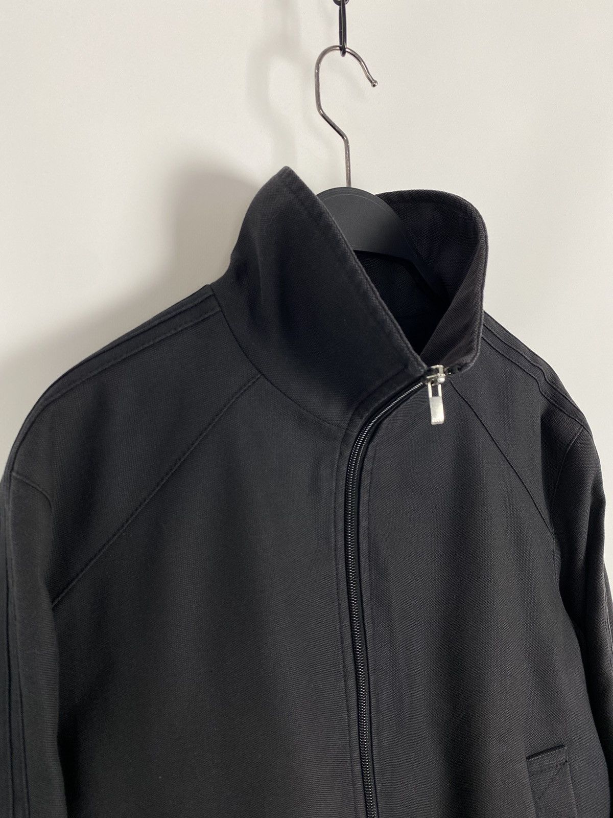 Hugo Boss Y2K Hugo Boss Washed Grey Combined Cotton Zip Up Jacket Size US M / EU 48-50 / 2 - 2 Thumbnail