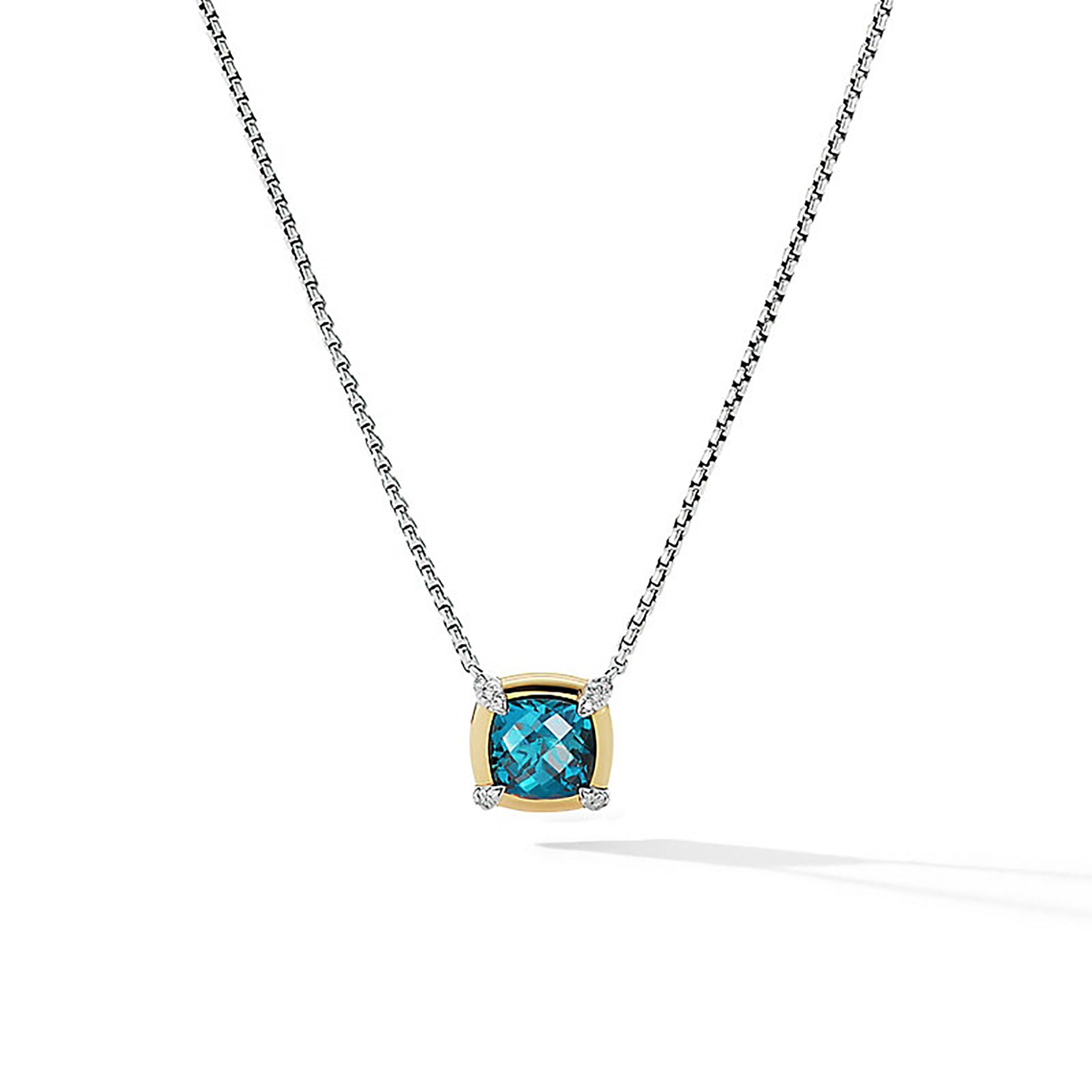 David Yurman o1w1db10325 Chatelaine Pendant Necklace in Sterling Silver Size ONE SIZE - 1 Thumbnail