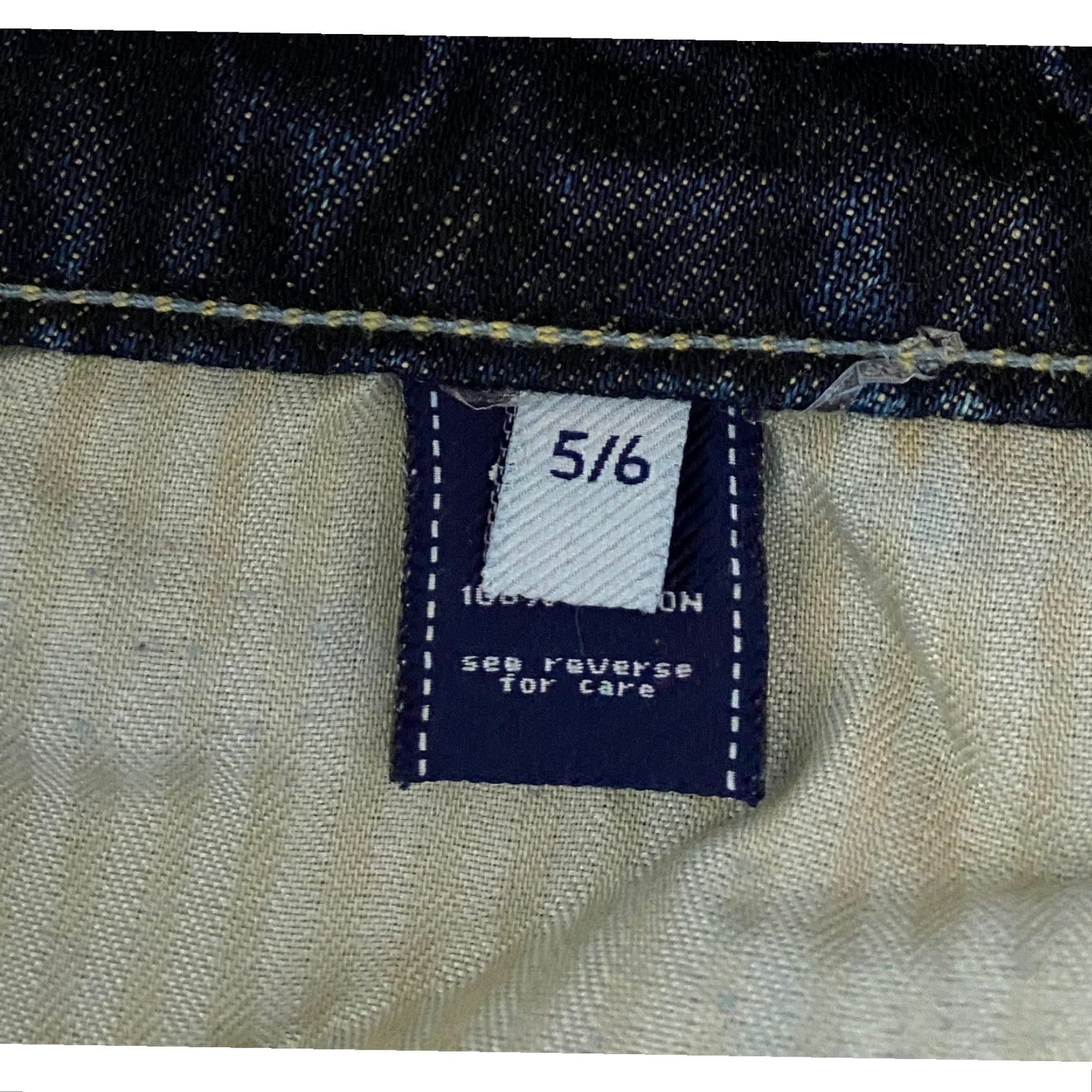 Madison Madison Denim Co Jeans Womens 6 Blue Distressed Patchwork Straight Regular 5-Pocket Denim Cotton Size 28" / US 6 / IT 42 - 7 Thumbnail