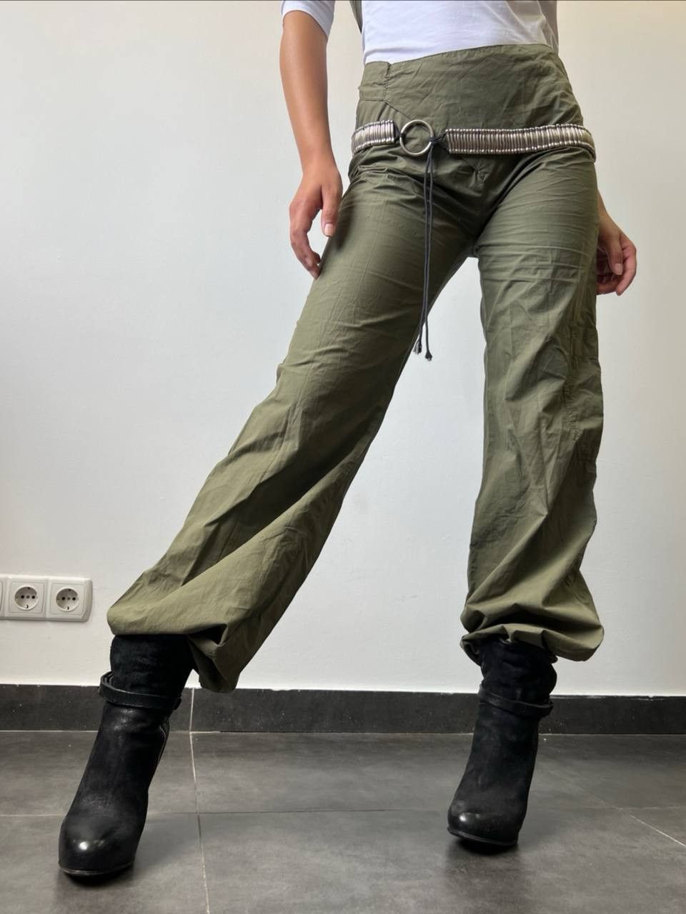 Miss Sixty Vintage Y2K Miss Sixty Flared Pants Streetwear Size 30" / US 8 / IT 44 - 2 Thumbnail