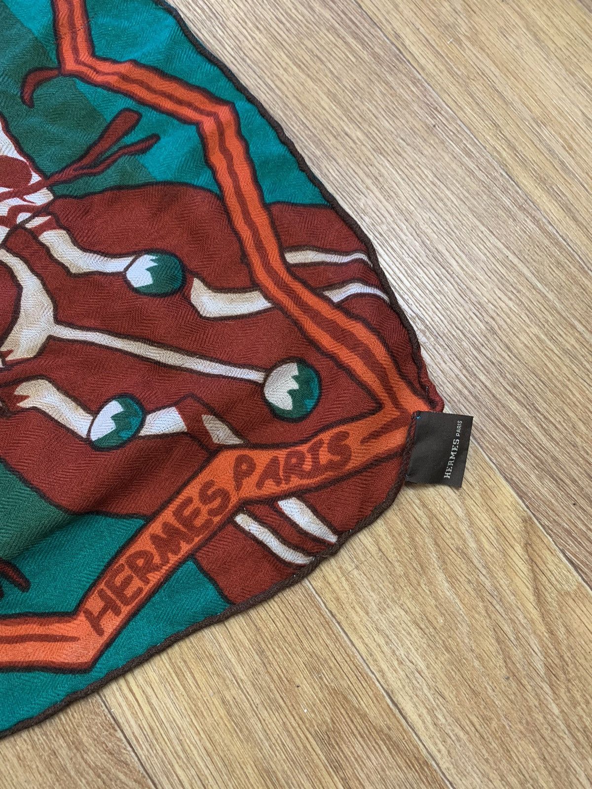 Hermes Hermes Cosmogonie Apache Cashmere Wool Silk Shawl Scarf Size ONE SIZE - 2 Thumbnail