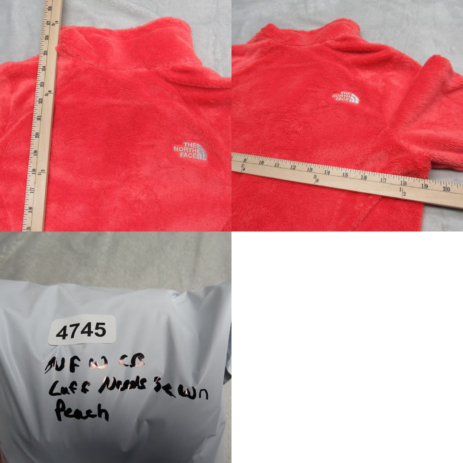 The North Face The North Face Osito Fleece Jacket Womens Medium Salmon Zip Pockets READ Size M / US 6-8 / IT 42-44 - 9 Thumbnail