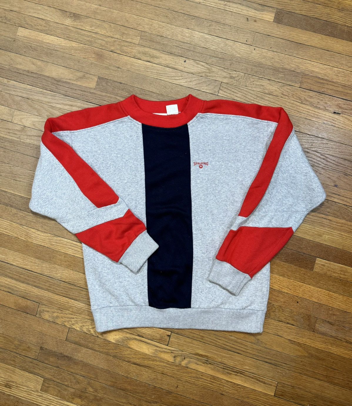 Spalding × Vintage Vintage Two Tone Spalding Sweatshirt Size US M / EU 48-50 / 2 - 1 Thumbnail