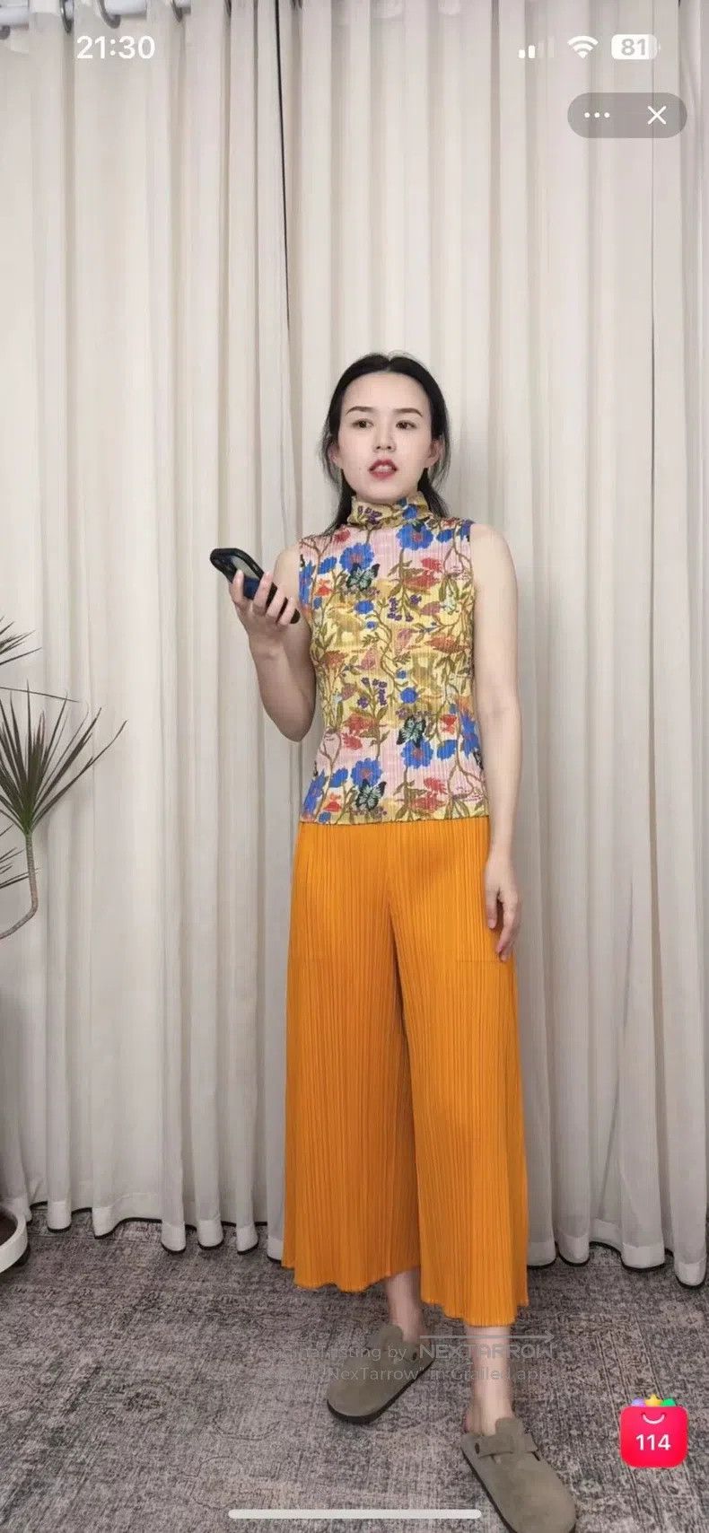 Issey Miyake Issey Miyake Yellow Tank Top Size L / US 10 / IT 46 - 5 Thumbnail