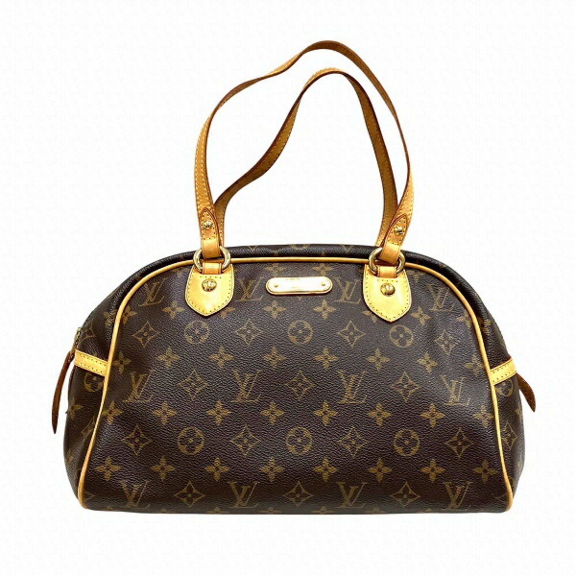 Louis Vuitton Monogram Montorgueil Pm M95565 Bag Shoulder Women's in Brown