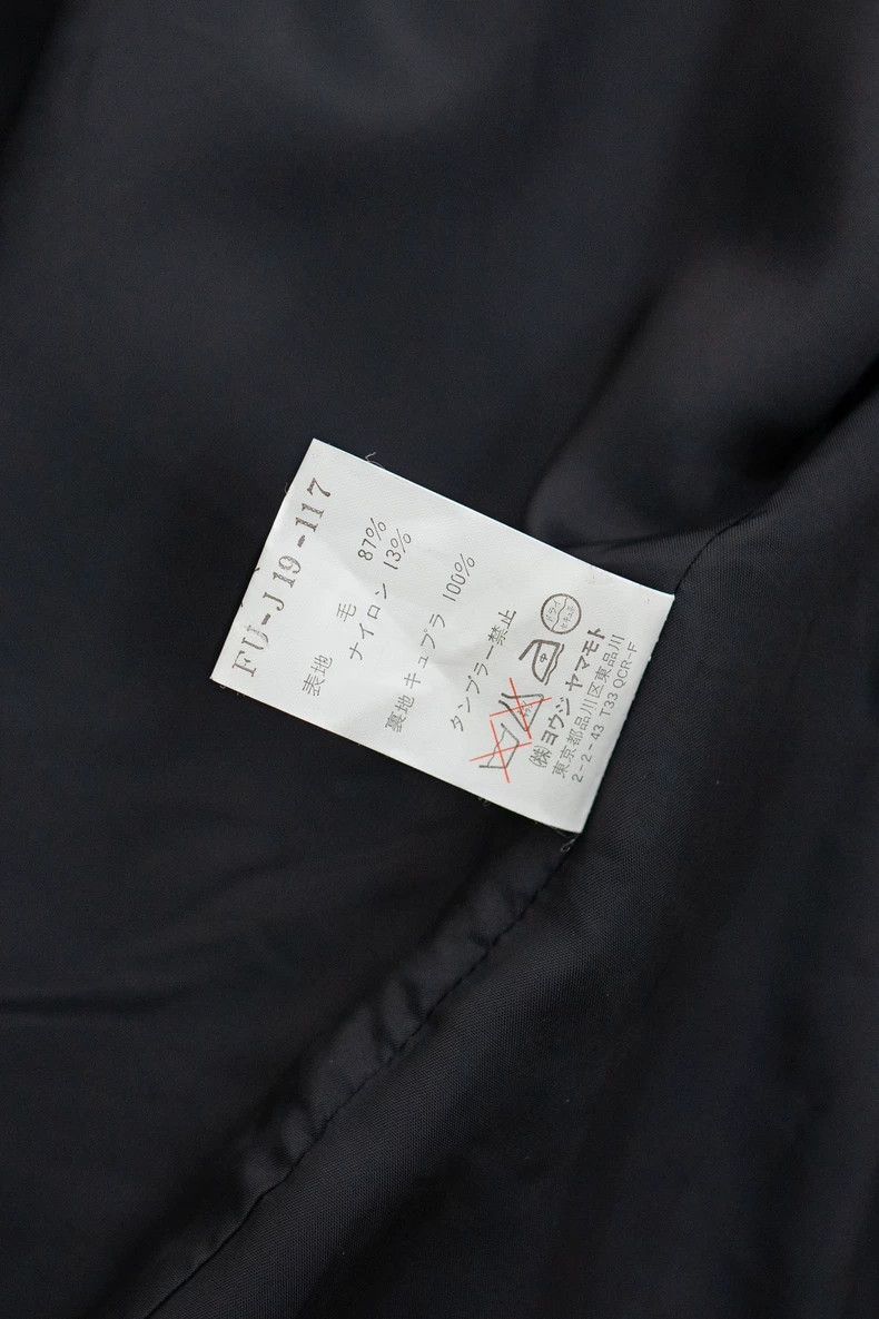 Yohji Yamamoto Yohji Yamamoto Black woolen with plush collar jacket 2504-N Size US L / EU 52-54 / 3 - 9 Thumbnail