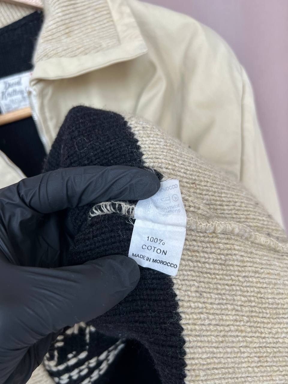 Diesel Diesel Half Zip Knitting Sweater Jacket Archival Mens Size L Size US L / EU 52-54 / 3 - 12 Thumbnail